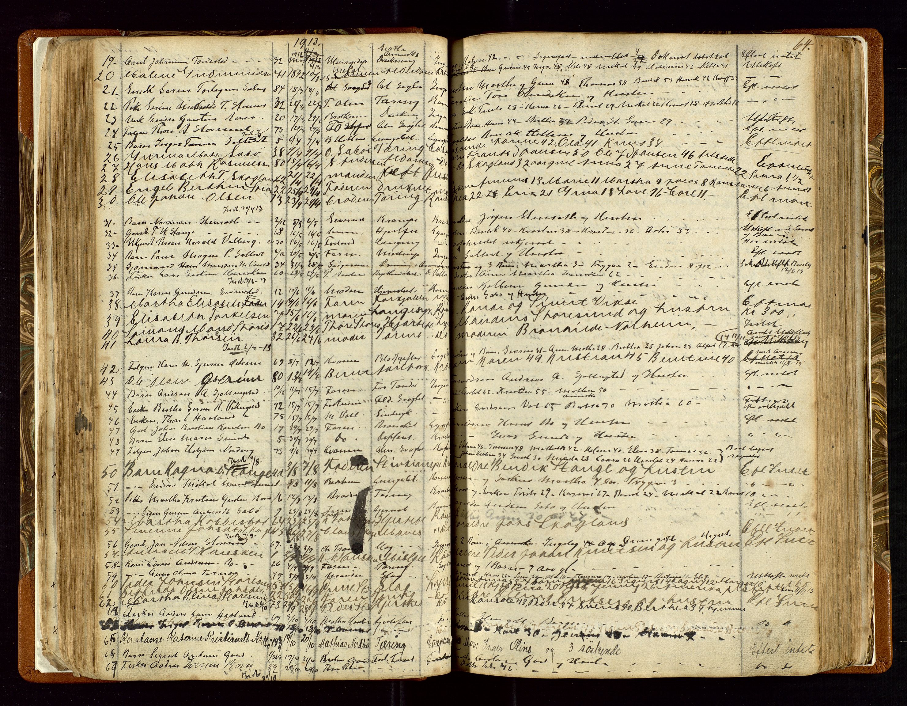 Torvestad lensmannskontor, AV/SAST-A-100307/1/Gga/L0001: "Protocol over Straffanger i Torvestads Thinglaugs Lensmandsarrest", 1883-1931, p. 64