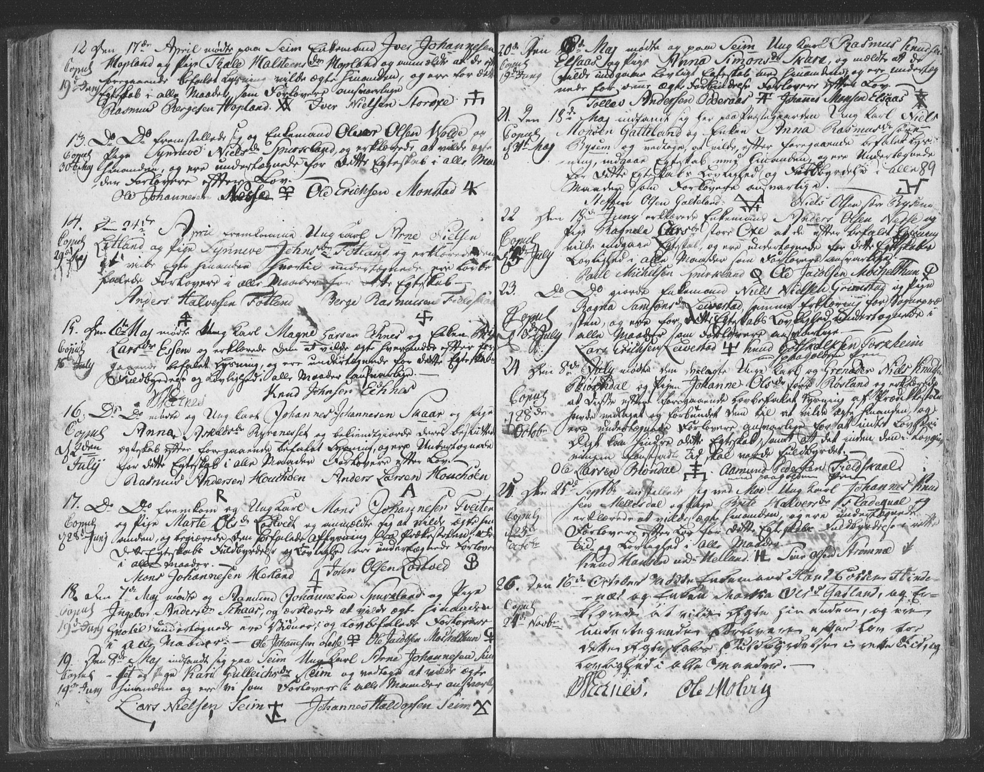 Hosanger sokneprestembete, AV/SAB-A-75801/H/Haa: Parish register (official) no. A 3, 1793-1811, p. 88b-89a