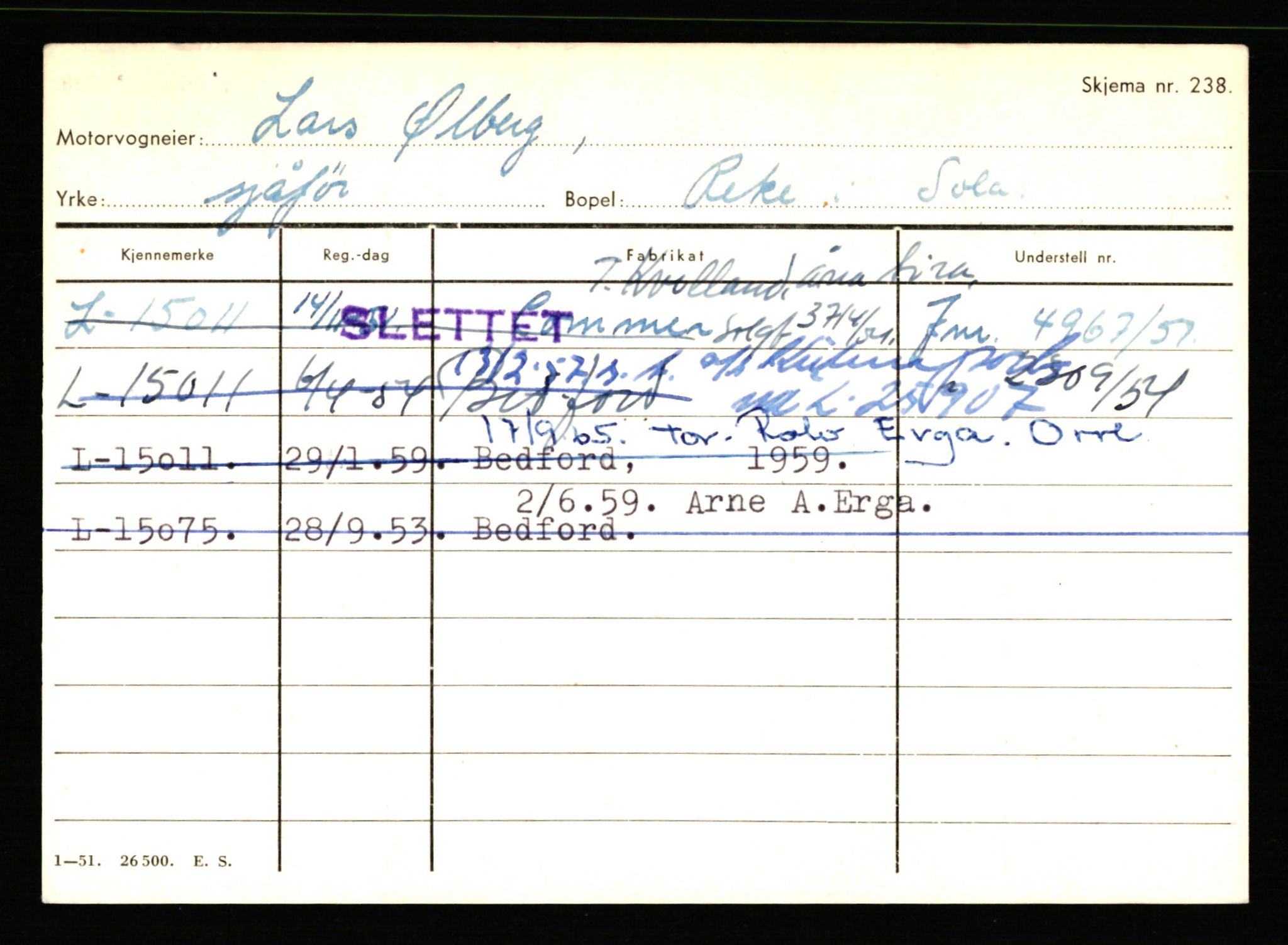 Stavanger trafikkstasjon, AV/SAST-A-101942/0/H/L0044: Øksna - Åmo, 1930-1971, p. 197