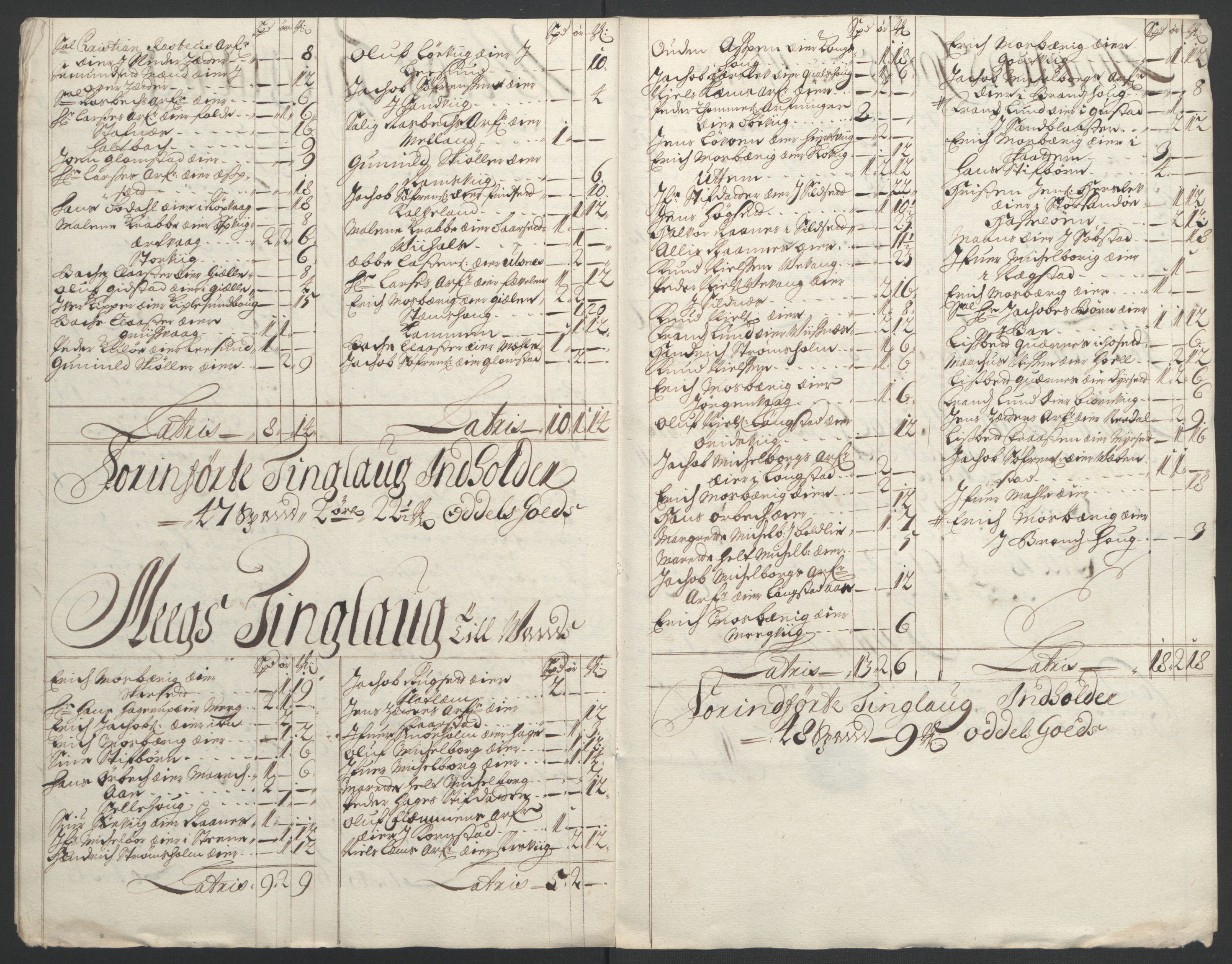 Rentekammeret inntil 1814, Reviderte regnskaper, Fogderegnskap, AV/RA-EA-4092/R56/L3736: Fogderegnskap Nordmøre, 1694-1696, p. 408