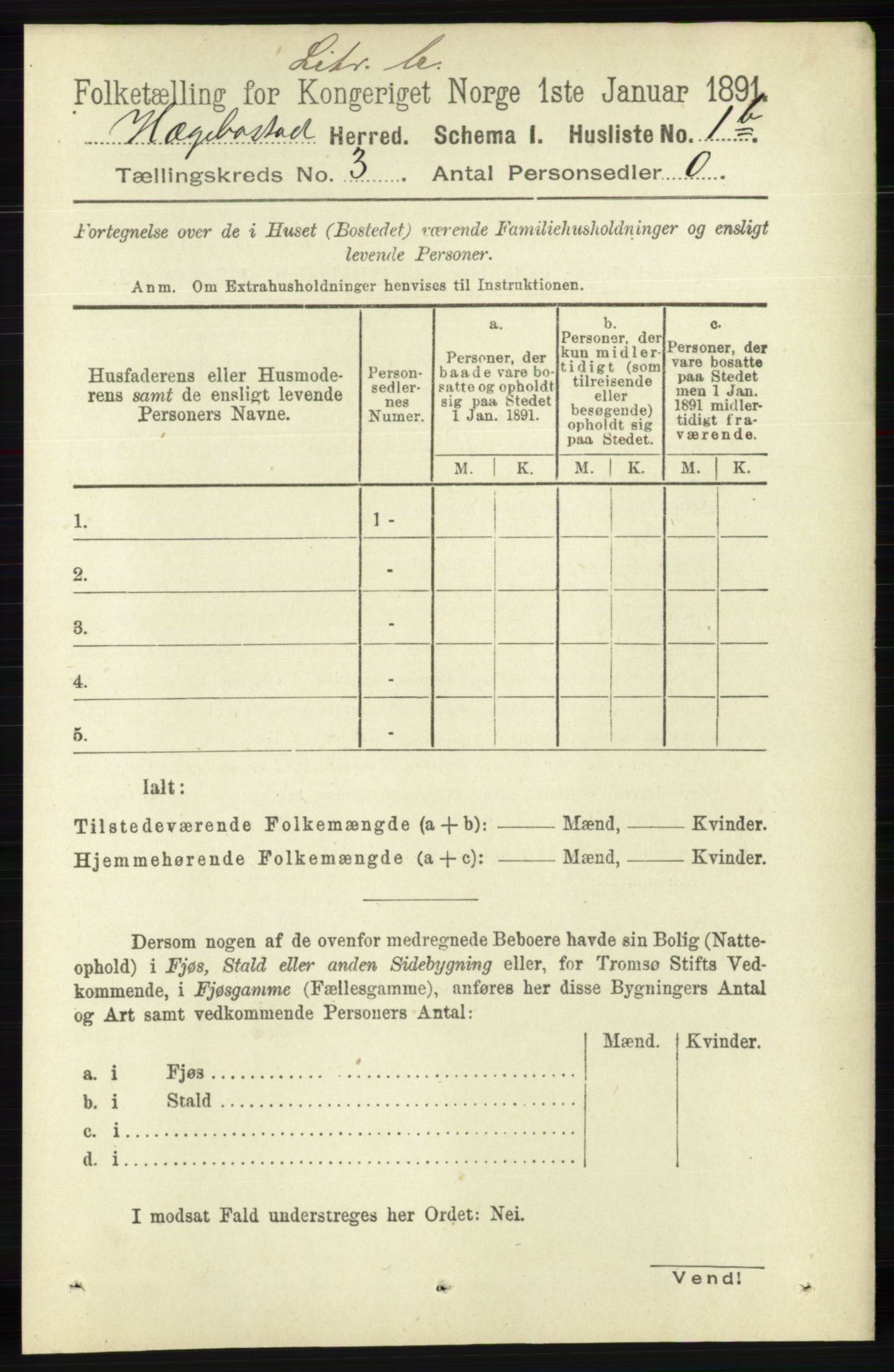 RA, 1891 census for 1034 Hægebostad, 1891, p. 816