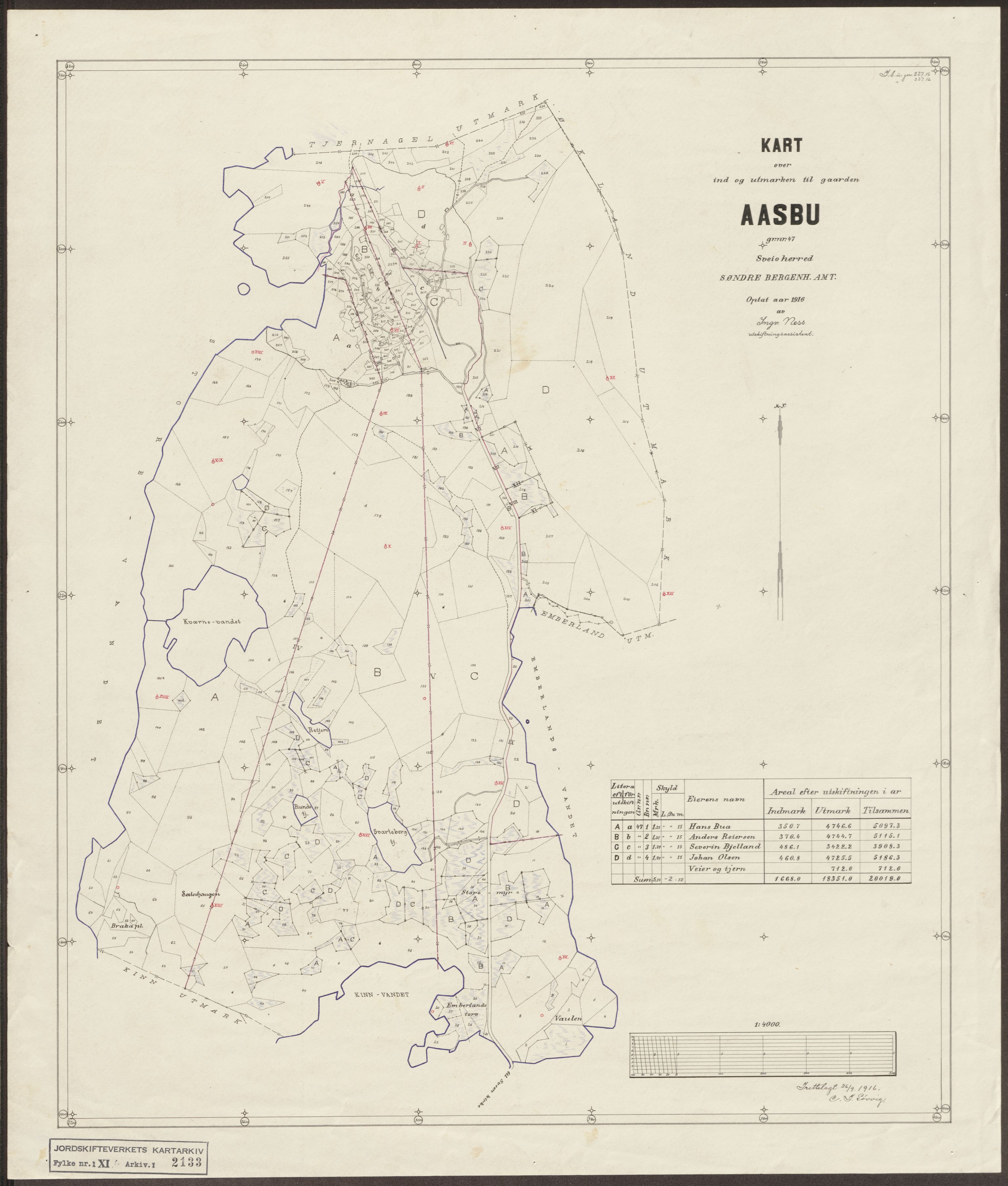 Jordskifteverkets kartarkiv, RA/S-3929/T, 1859-1988, p. 2354