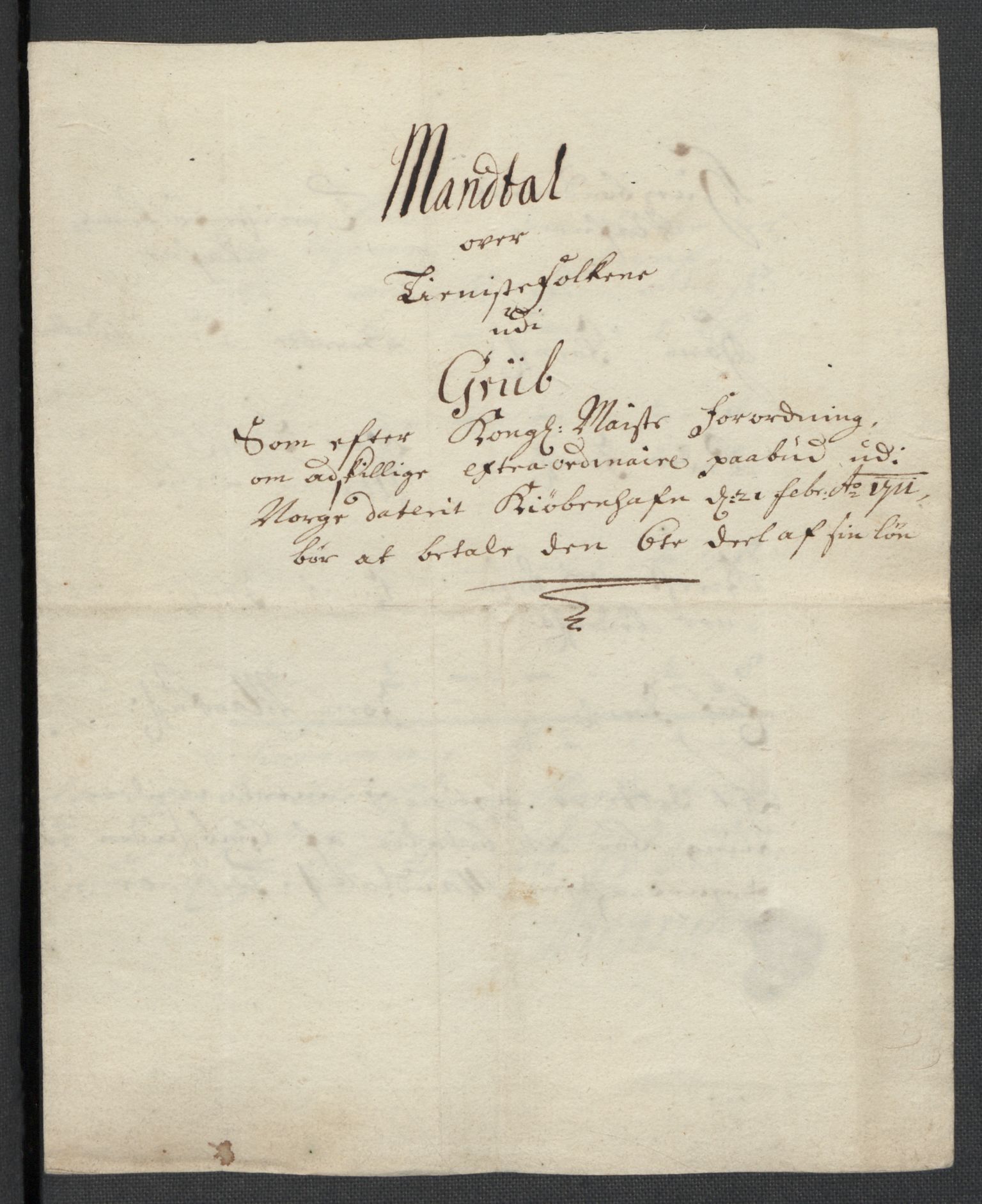 Rentekammeret inntil 1814, Reviderte regnskaper, Fogderegnskap, RA/EA-4092/R56/L3745: Fogderegnskap Nordmøre, 1711, p. 290