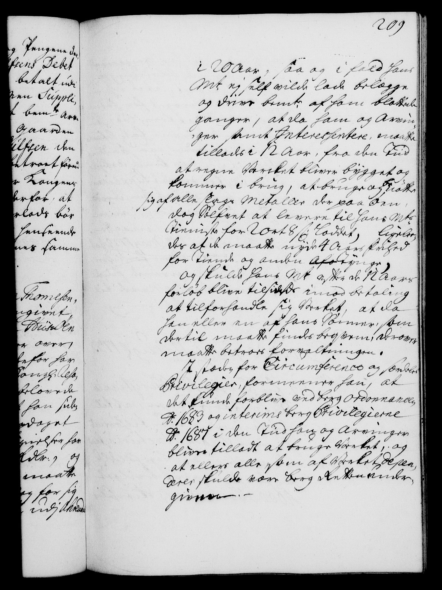 Rentekammeret, Kammerkanselliet, AV/RA-EA-3111/G/Gh/Gha/L0015: Norsk ekstraktmemorialprotokoll (merket RK 53.60), 1733, p. 209