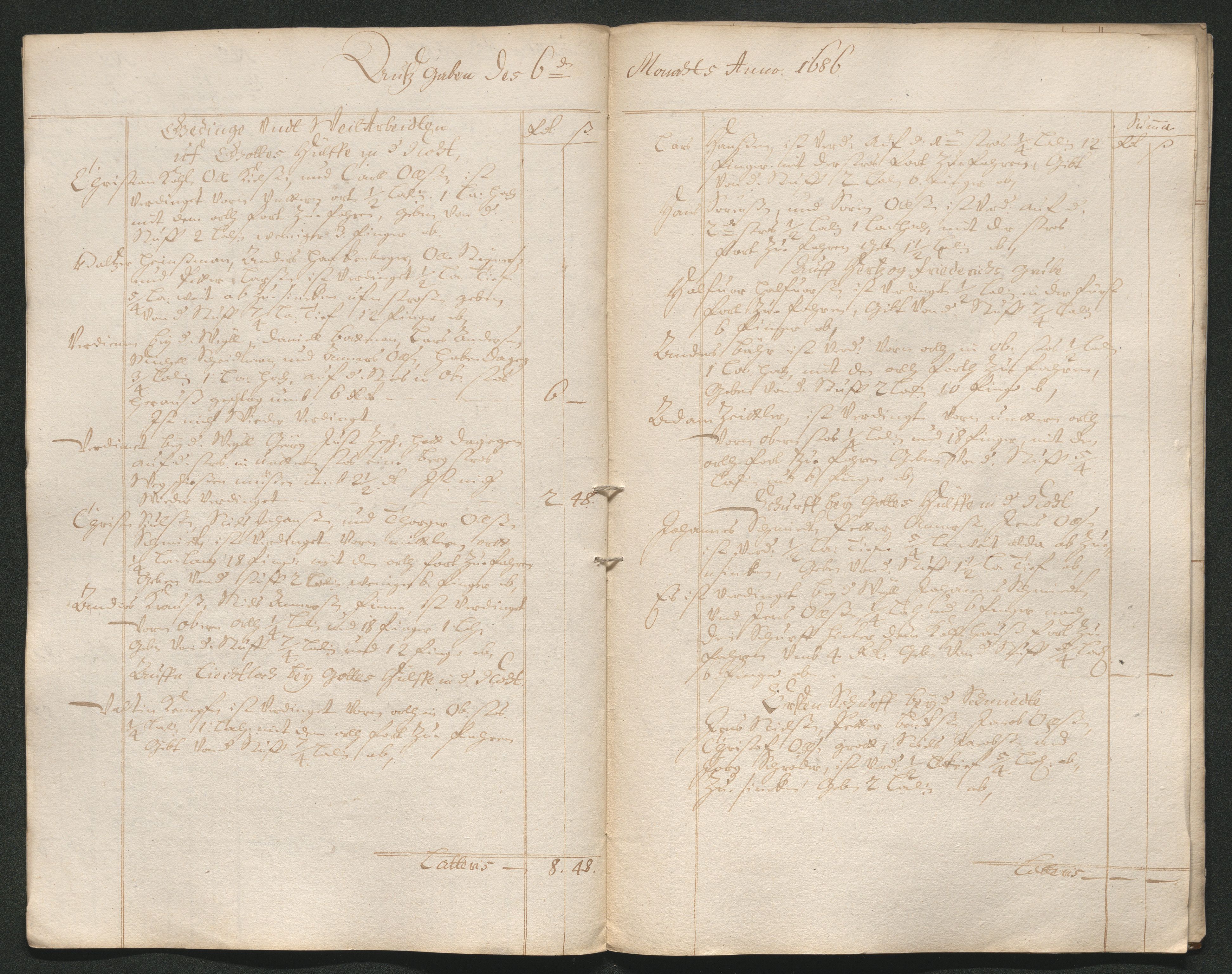 Kongsberg Sølvverk 1623-1816, AV/SAKO-EA-3135/001/D/Dc/Dcd/L0065: Utgiftsregnskap for gruver m.m. , 1687, p. 7