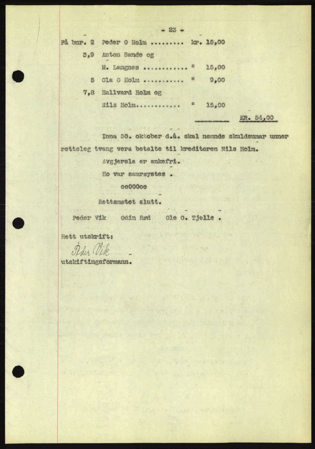 Romsdal sorenskriveri, AV/SAT-A-4149/1/2/2C: Mortgage book no. A8, 1939-1940, Diary no: : 370/1940