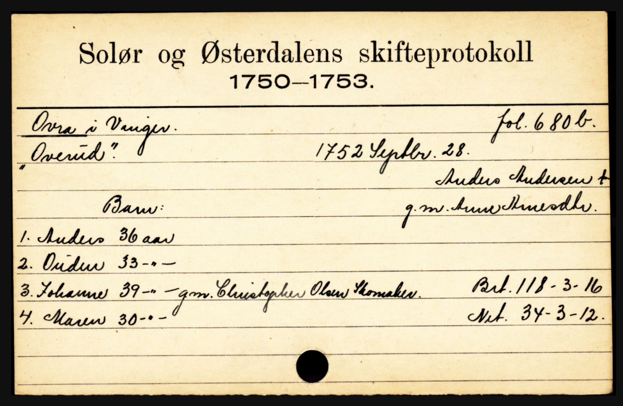 Solør og Østerdalen sorenskriveri, SAH/TING-024/J, 1716-1774, p. 4565