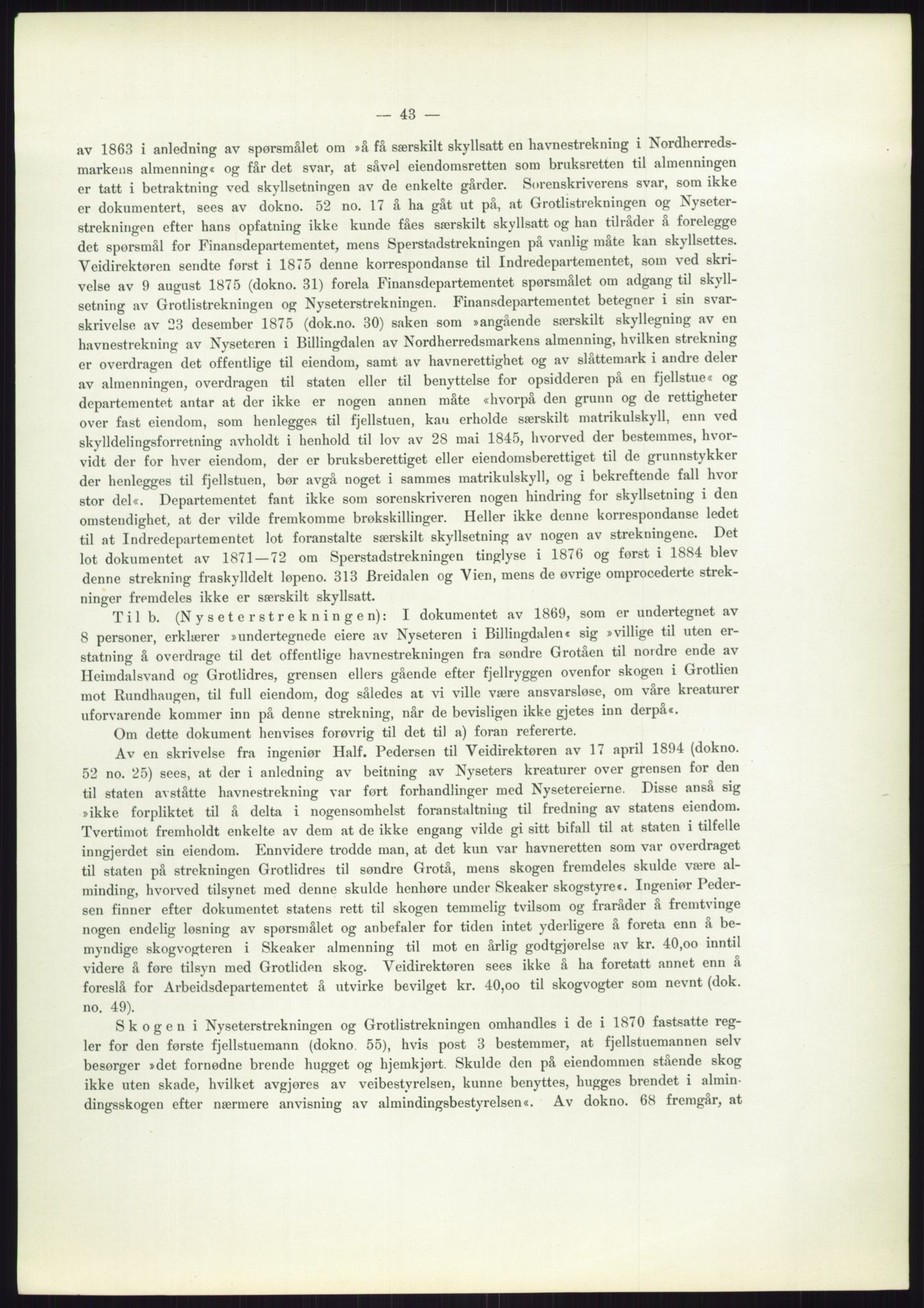 Høyfjellskommisjonen, AV/RA-S-1546/X/Xa/L0001: Nr. 1-33, 1909-1953, p. 2952