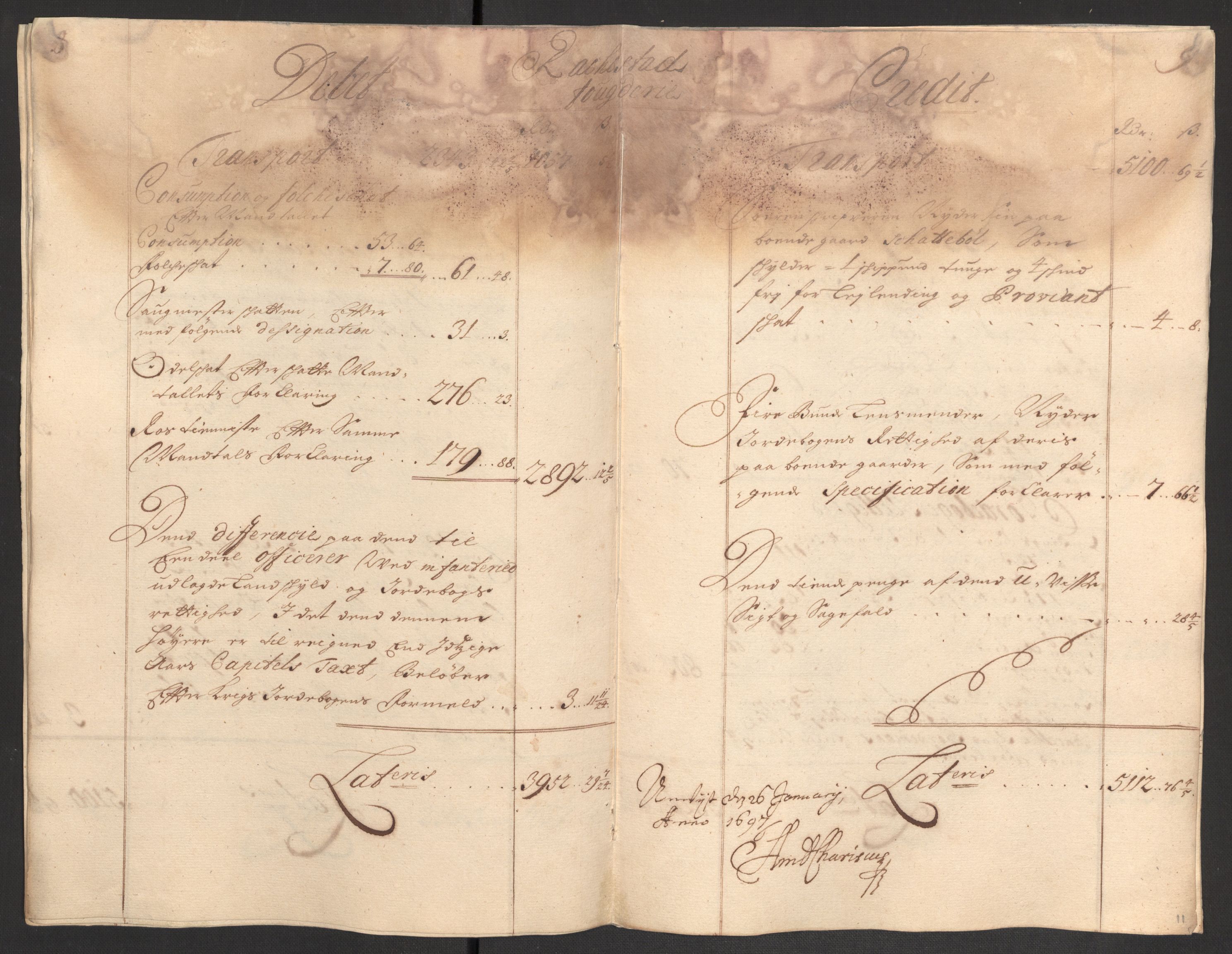 Rentekammeret inntil 1814, Reviderte regnskaper, Fogderegnskap, AV/RA-EA-4092/R07/L0286: Fogderegnskap Rakkestad, Heggen og Frøland, 1696, p. 10