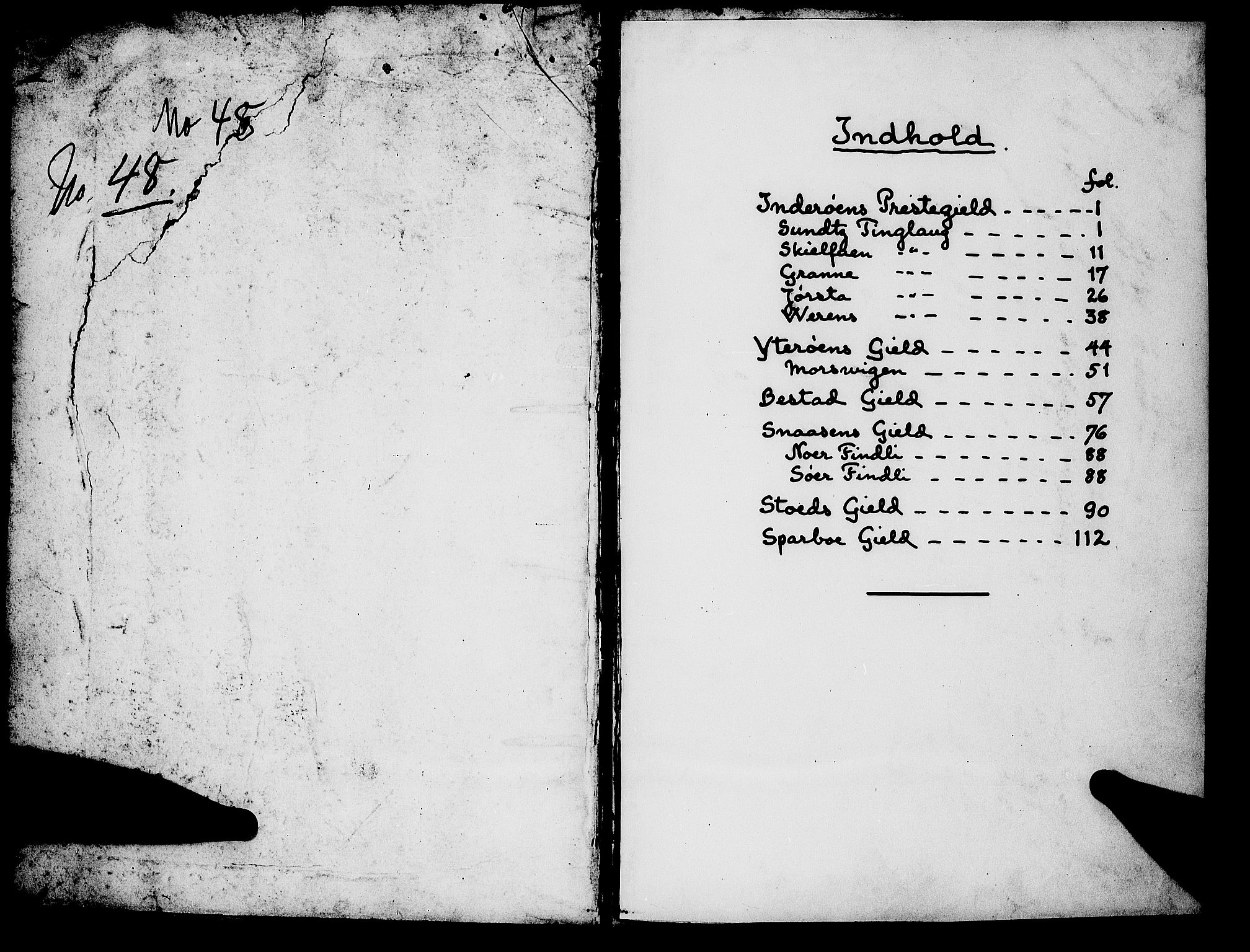 Rentekammeret inntil 1814, Realistisk ordnet avdeling, RA/EA-4070/N/Nb/Nba/L0055: Inderøy len, 1668