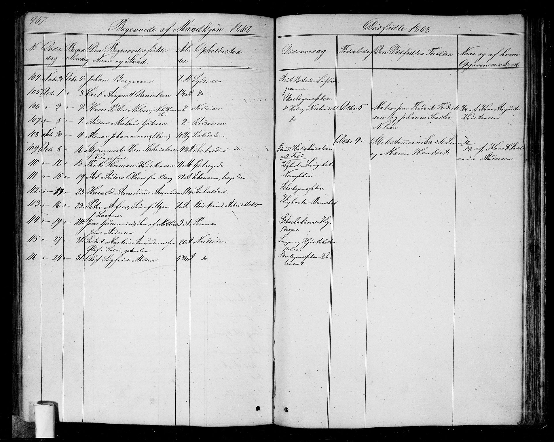 Halden prestekontor Kirkebøker, SAO/A-10909/G/Ga/L0005b: Parish register (copy) no. 5B, 1864-1868, p. 967