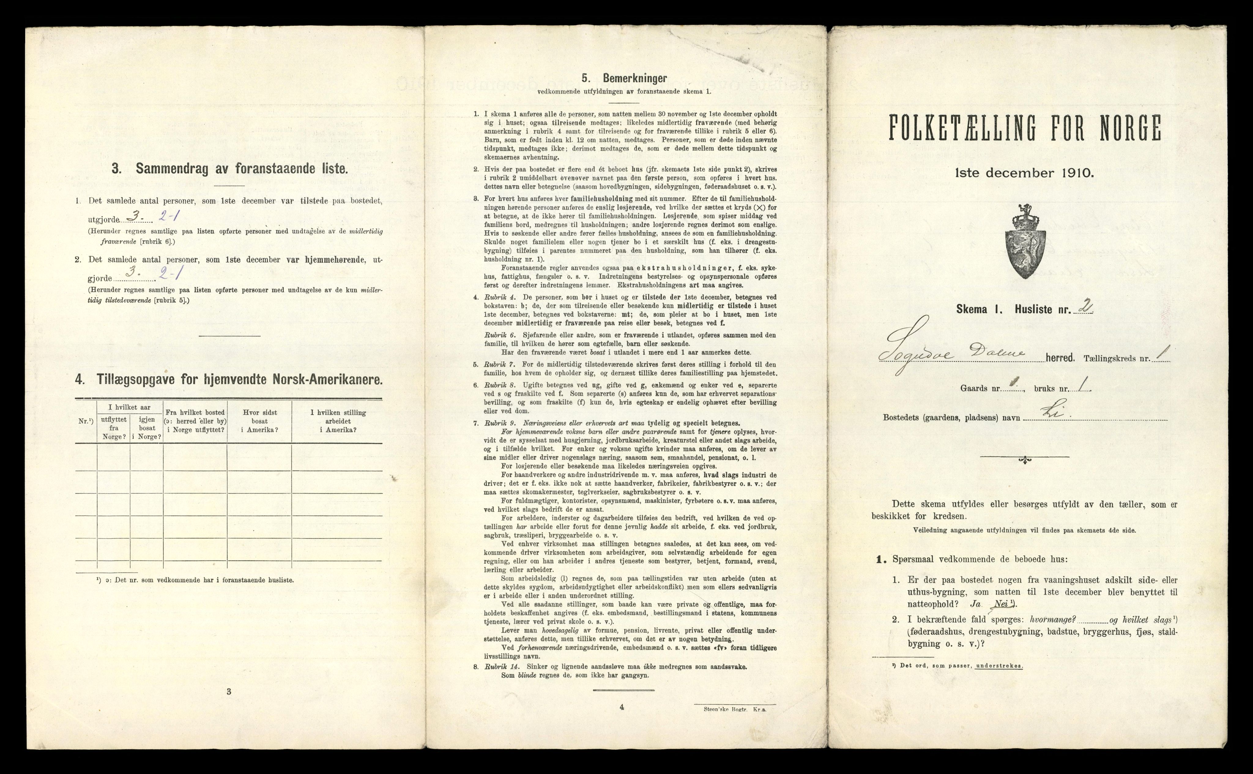 RA, 1910 census for Sokndal, 1910, p. 44