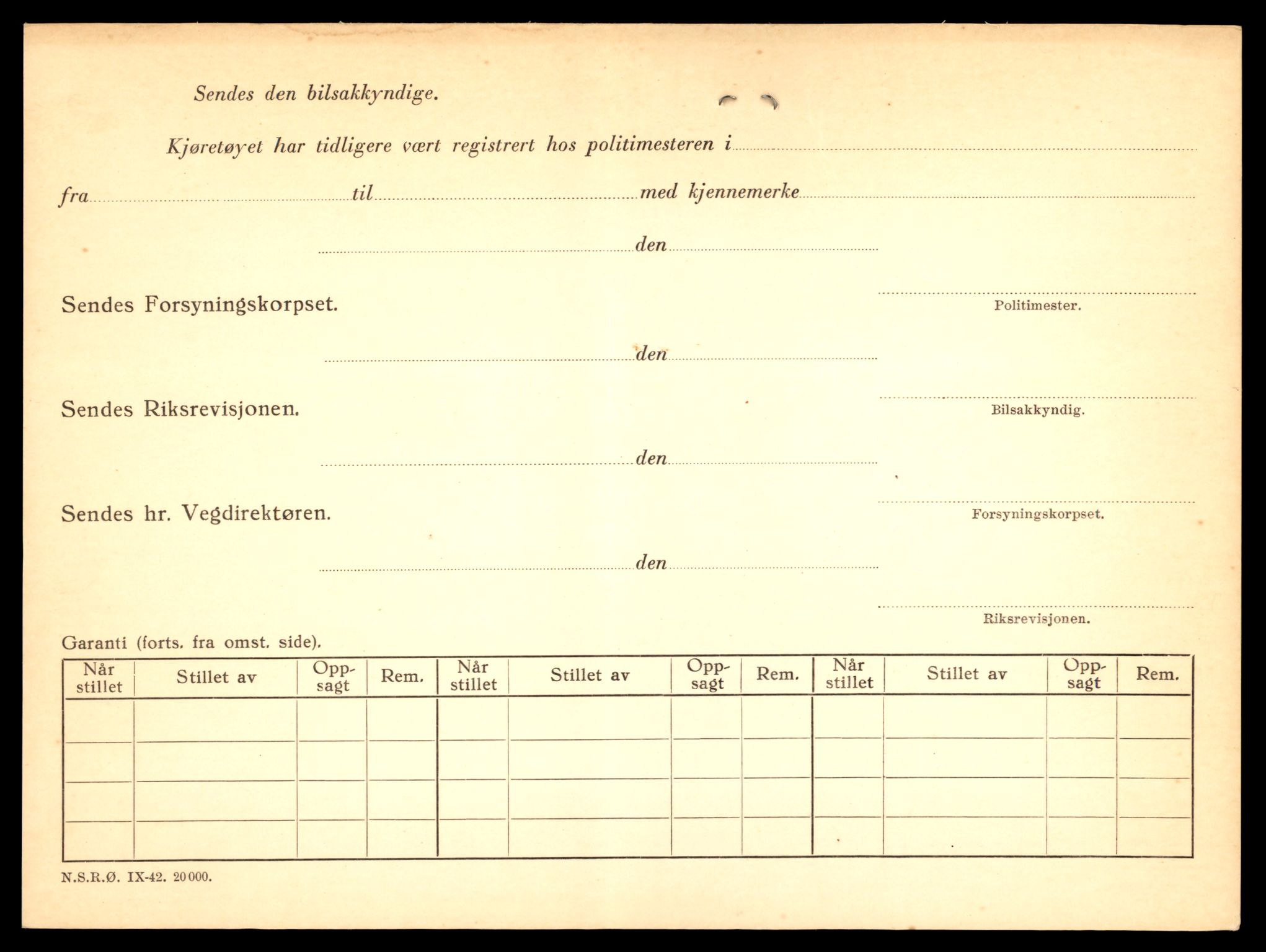 Møre og Romsdal vegkontor - Ålesund trafikkstasjon, SAT/A-4099/F/Fe/L0009: Registreringskort for kjøretøy T 896 - T 1049, 1927-1998, p. 742