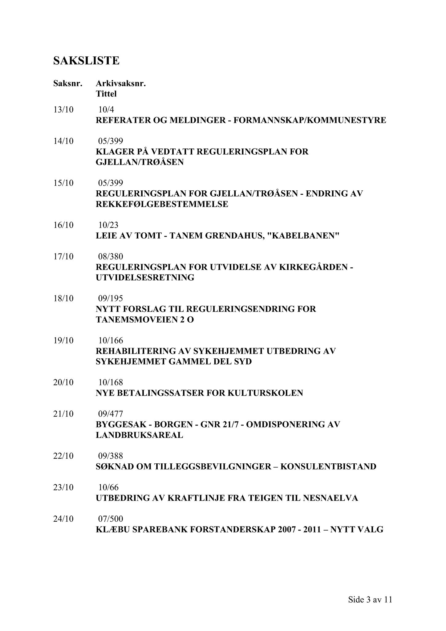 Klæbu Kommune, TRKO/KK/02-FS/L003: Formannsskapet - Møtedokumenter, 2010, p. 317