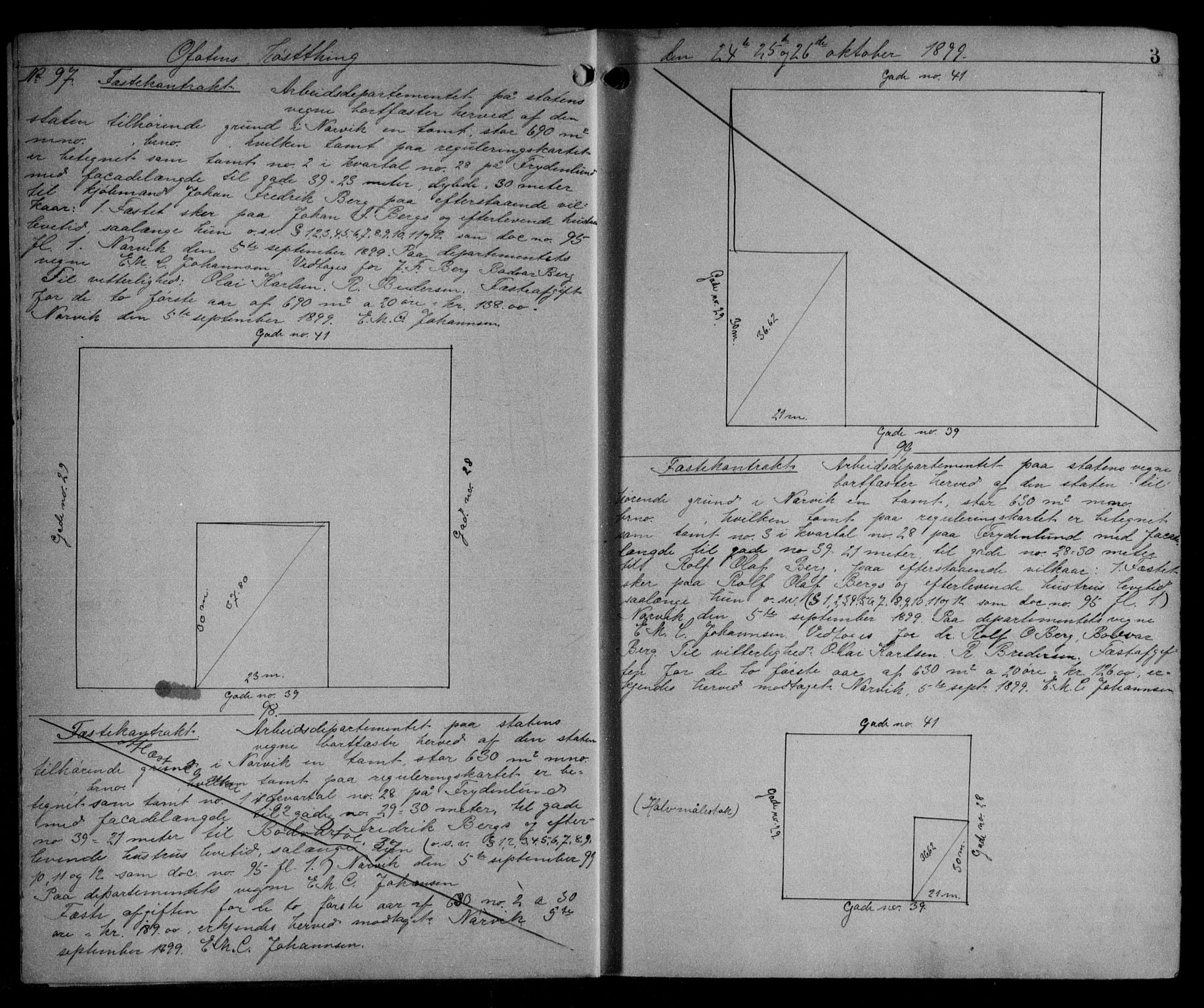 Steigen og Ofoten sorenskriveri, SAT/A-0030/1/2/2C/L0002: Mortgage book no. B, 1899-1902, p. 3