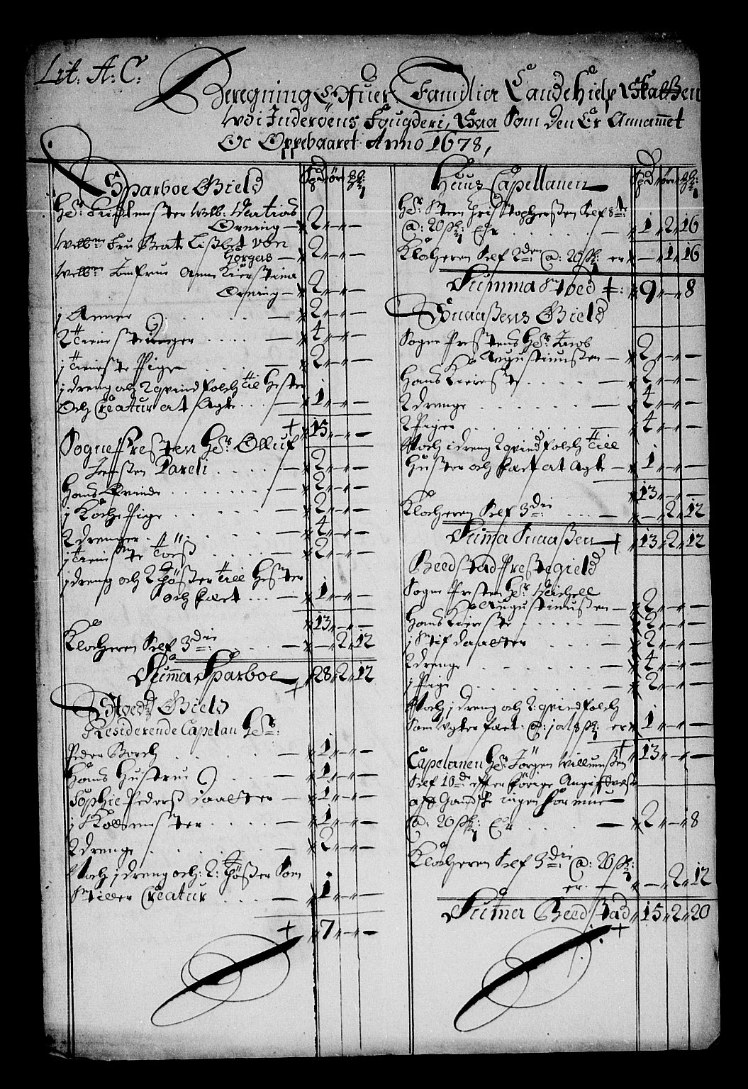 Rentekammeret inntil 1814, Reviderte regnskaper, Stiftamtstueregnskaper, Trondheim stiftamt og Nordland amt, AV/RA-EA-6044/R/Re/L0051: Trondheim stiftamt og Nordland amt, 1678