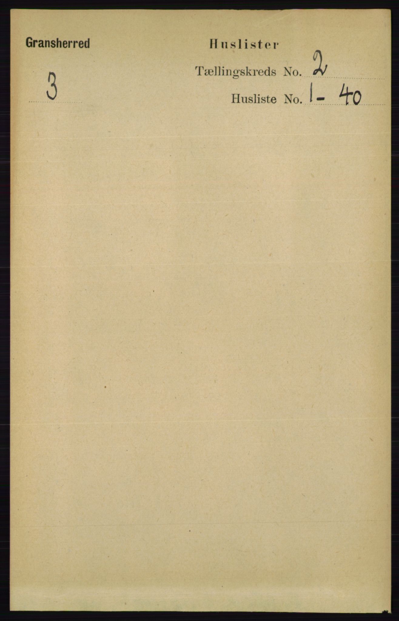 RA, 1891 census for 0824 Gransherad, 1891, p. 244