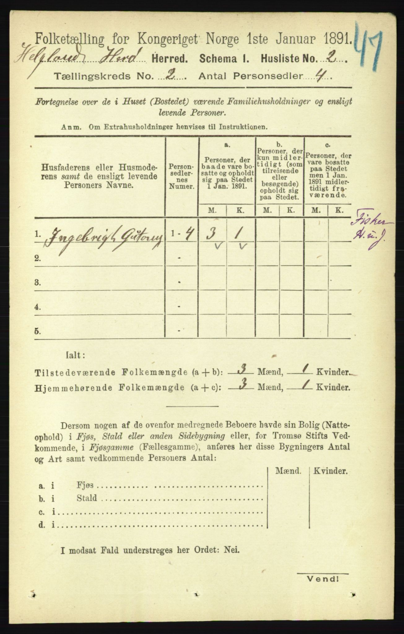 RA, 1891 census for 1818 Herøy, 1891, p. 200