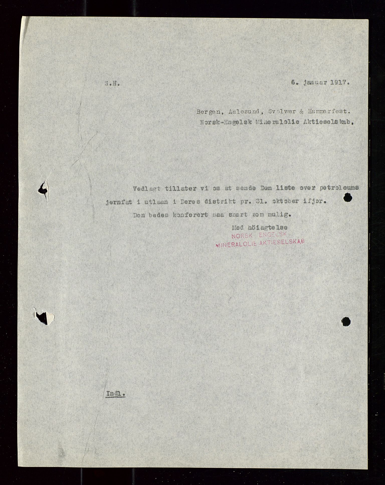 Pa 1521 - A/S Norske Shell, SAST/A-101915/E/Ea/Eaa/L0020: Sjefskorrespondanse, 1917, p. 218