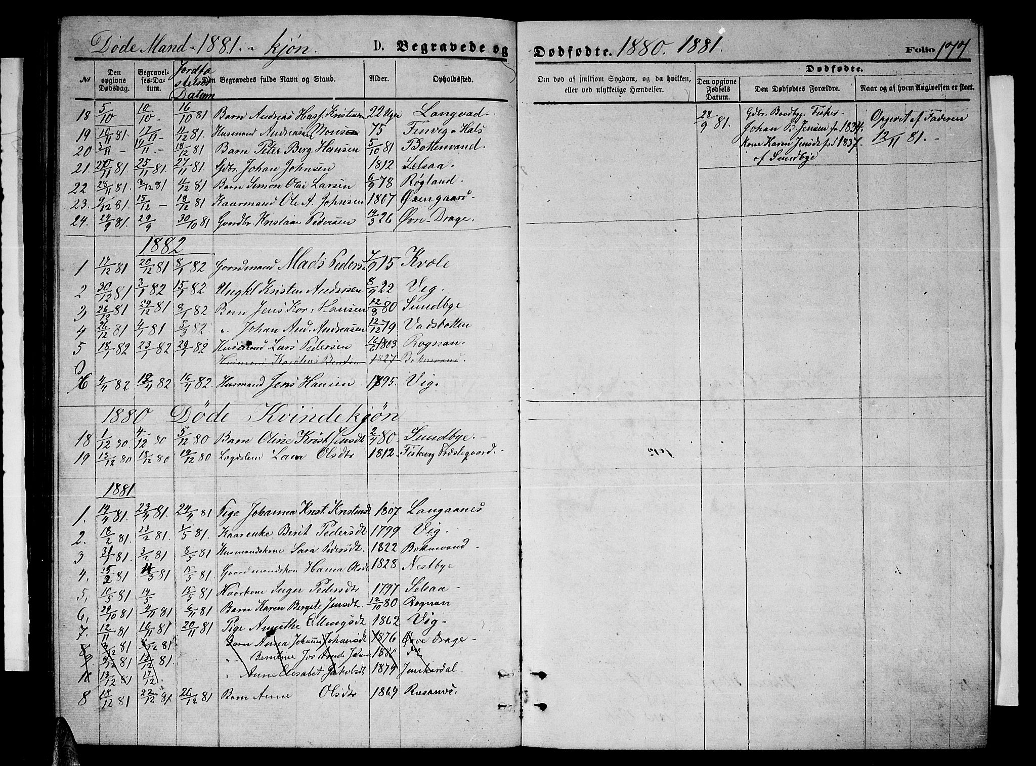 Ministerialprotokoller, klokkerbøker og fødselsregistre - Nordland, SAT/A-1459/847/L0679: Parish register (copy) no. 847C07, 1870-1888, p. 177