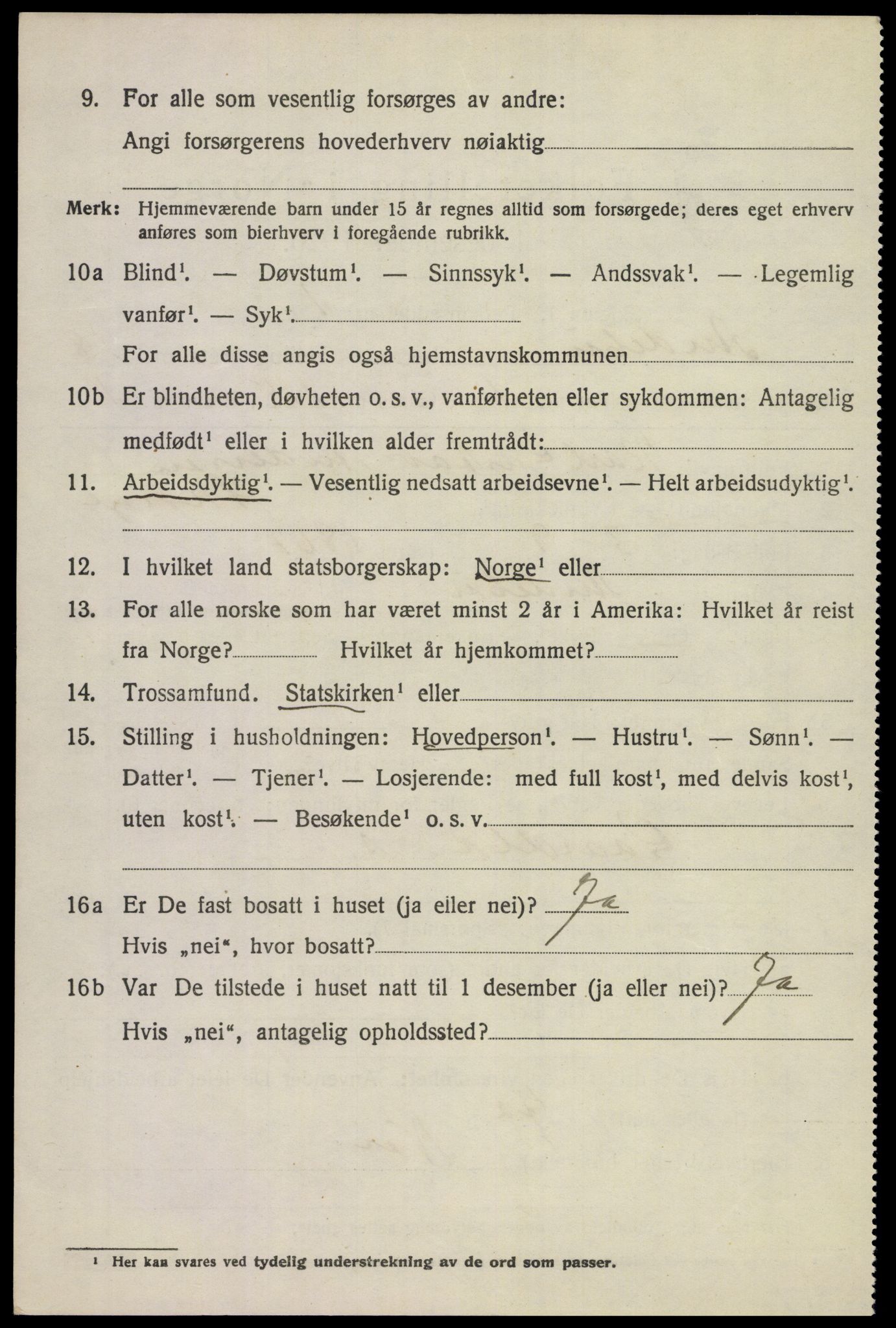 SAKO, 1920 census for Andebu, 1920, p. 6047