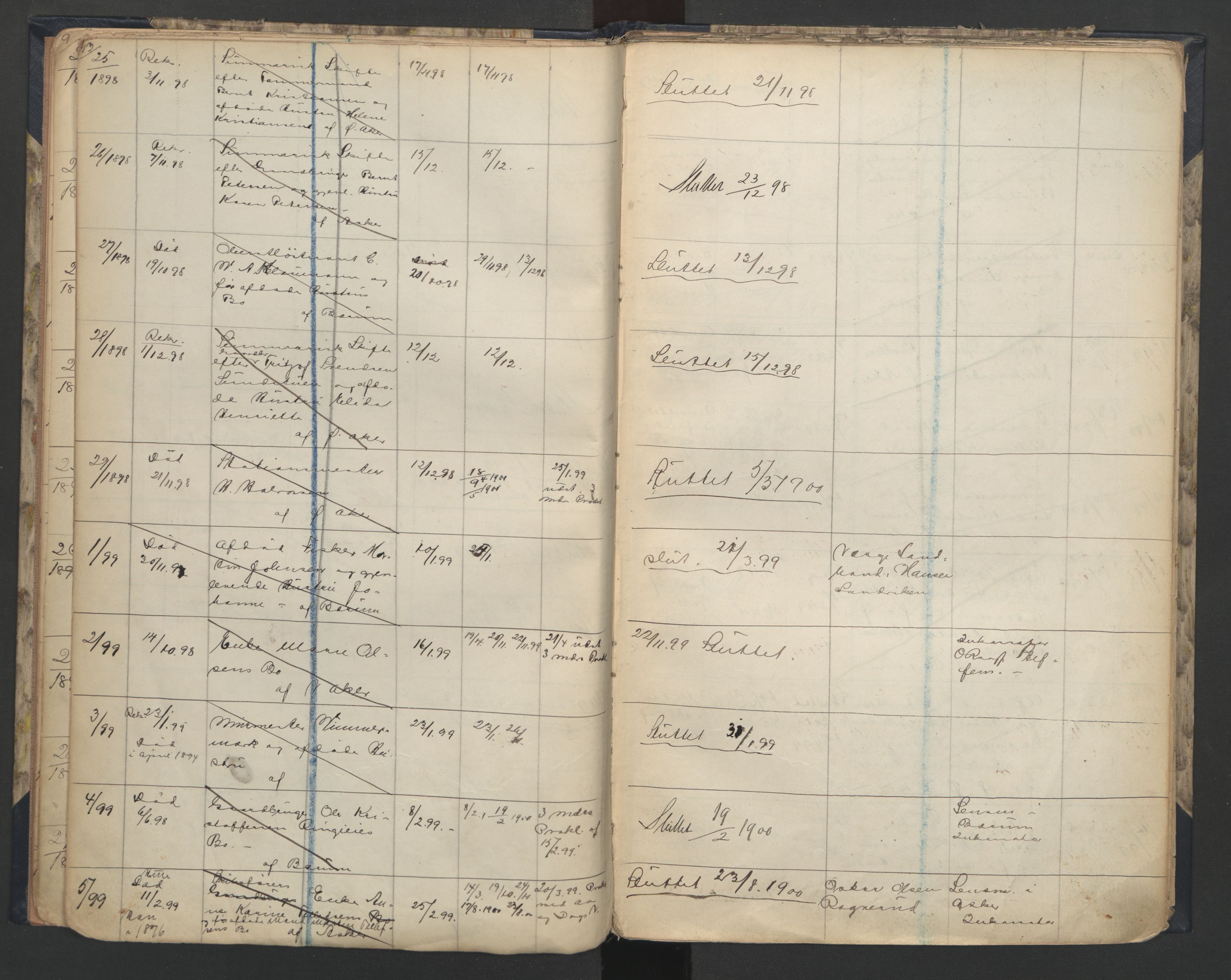 Aker kriminaldommer, skifte- og auksjonsforvalterembete, AV/SAO-A-10452/H/Ha/Hac/L0001: Skiftelister for dødsboer og fellesboer, 1890-1906, p. 13