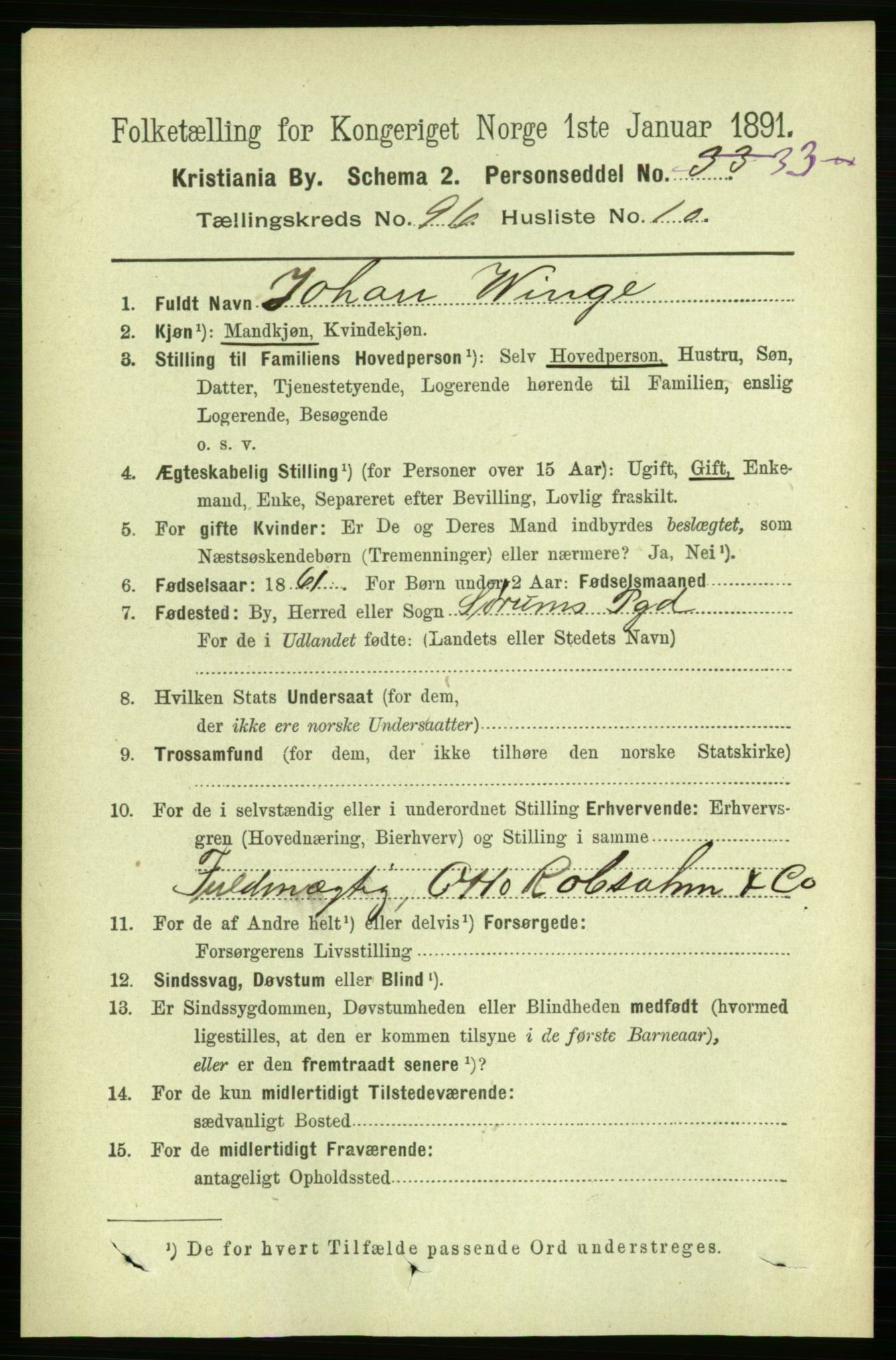 RA, 1891 census for 0301 Kristiania, 1891, p. 46802