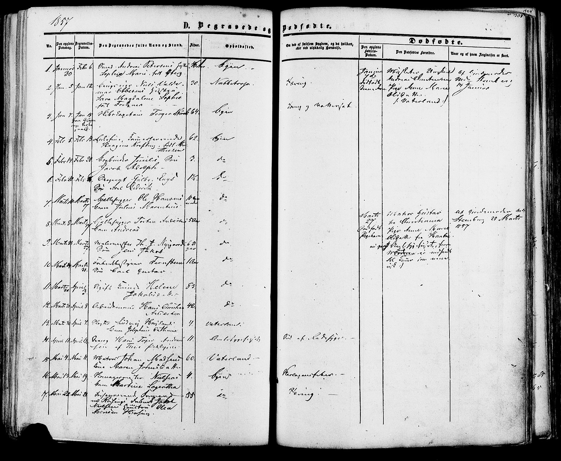 Fredrikstad prestekontor Kirkebøker, SAO/A-11082/F/Fa/L0006: Parish register (official) no. 6, 1857-1878, p. 308