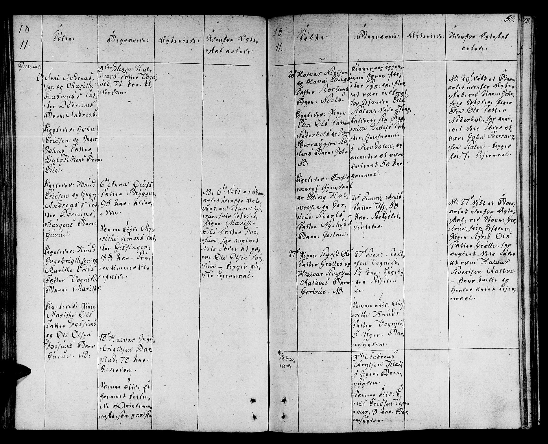 Ministerialprotokoller, klokkerbøker og fødselsregistre - Sør-Trøndelag, SAT/A-1456/678/L0894: Parish register (official) no. 678A04, 1806-1815, p. 53