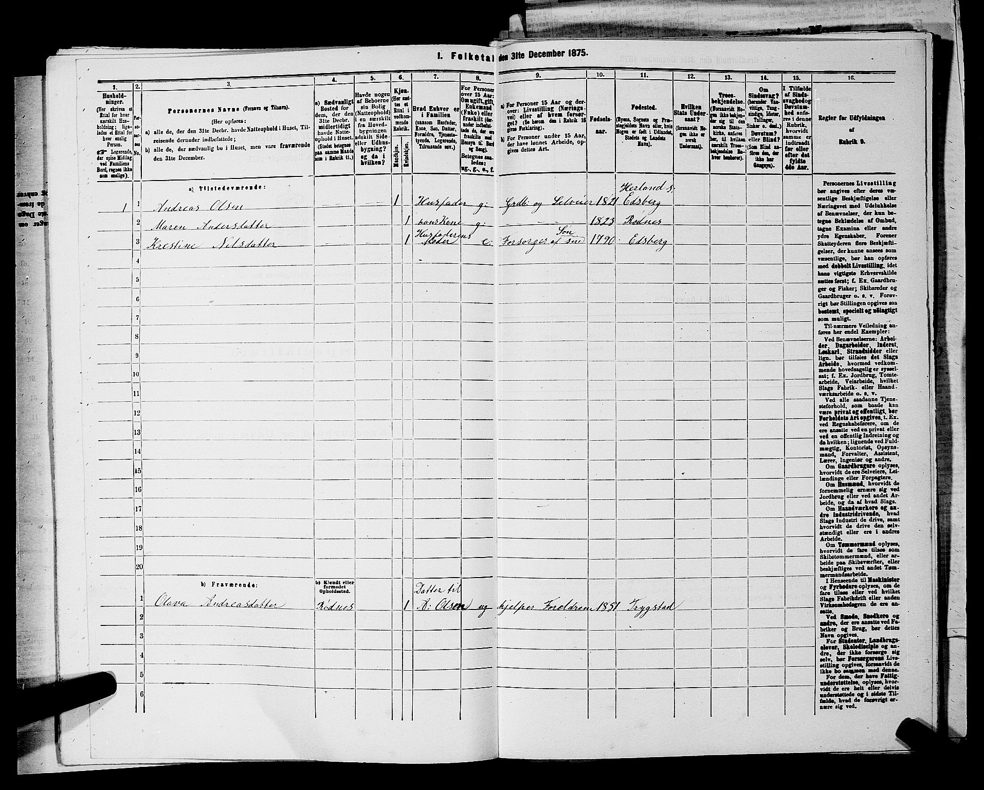 RA, 1875 census for 0122P Trøgstad, 1875, p. 169