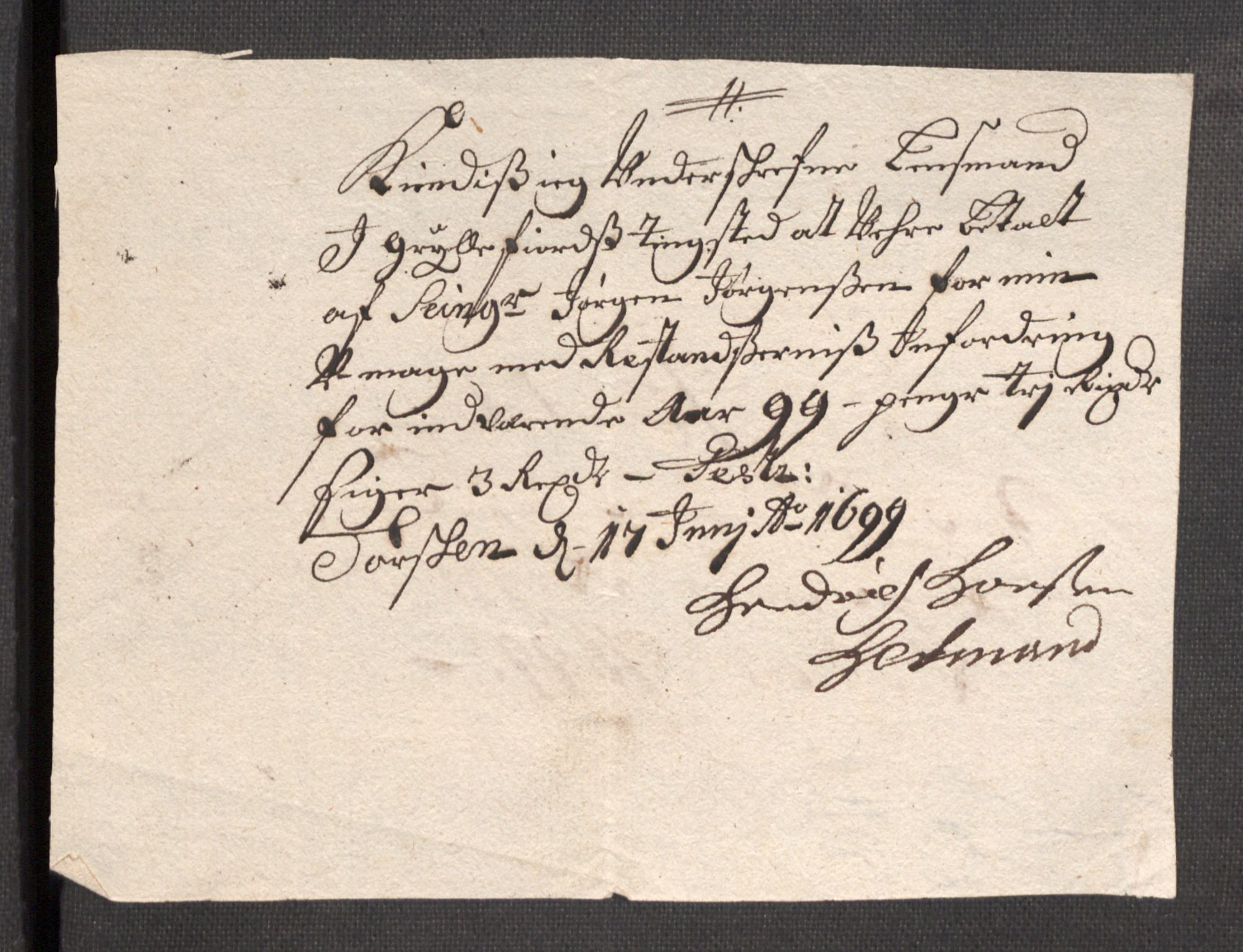 Rentekammeret inntil 1814, Reviderte regnskaper, Fogderegnskap, AV/RA-EA-4092/R68/L4754: Fogderegnskap Senja og Troms, 1697-1699, p. 358