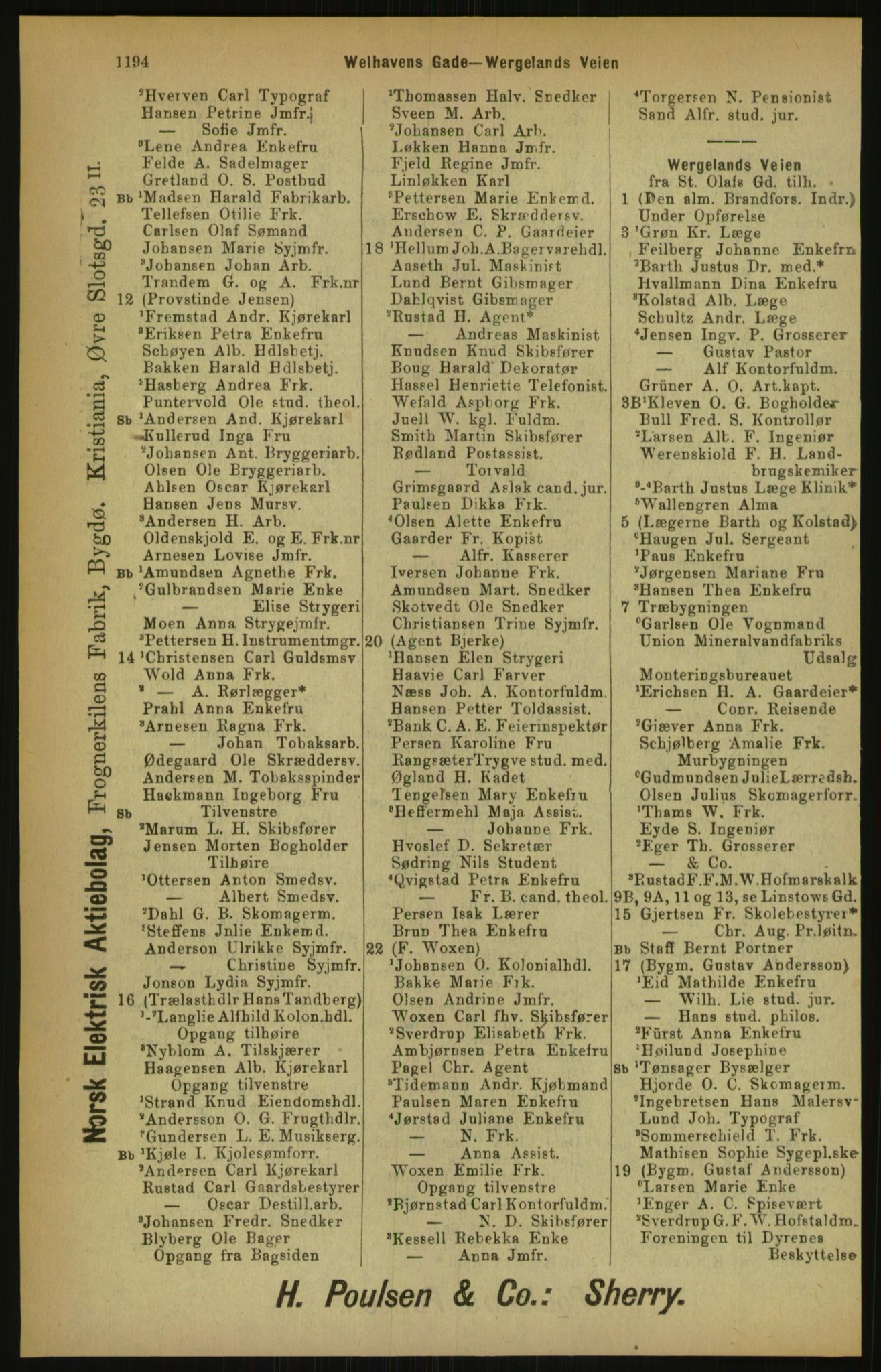 Kristiania/Oslo adressebok, PUBL/-, 1900, p. 1194