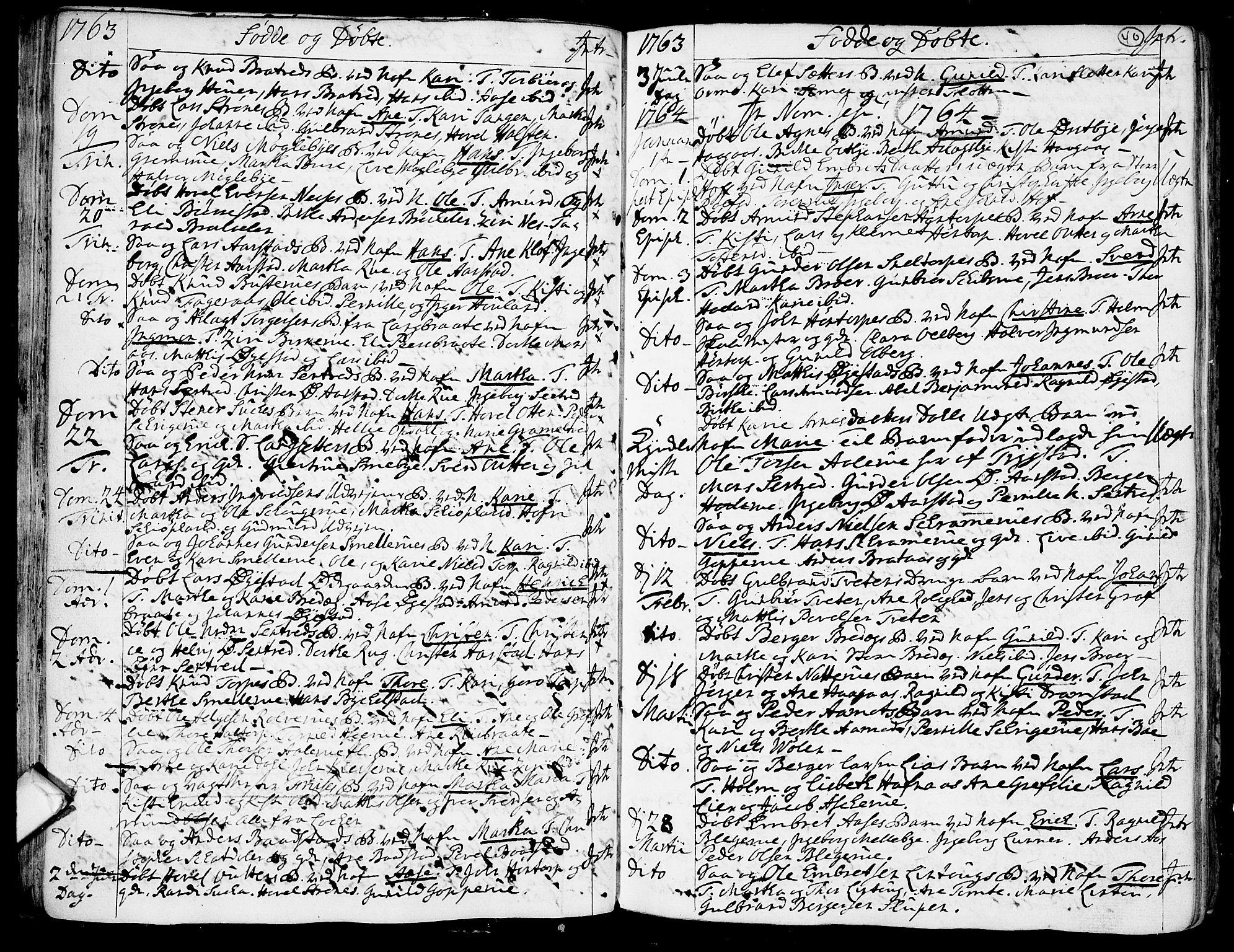 Trøgstad prestekontor Kirkebøker, SAO/A-10925/F/Fa/L0004: Parish register (official) no. I 4, 1750-1784, p. 40