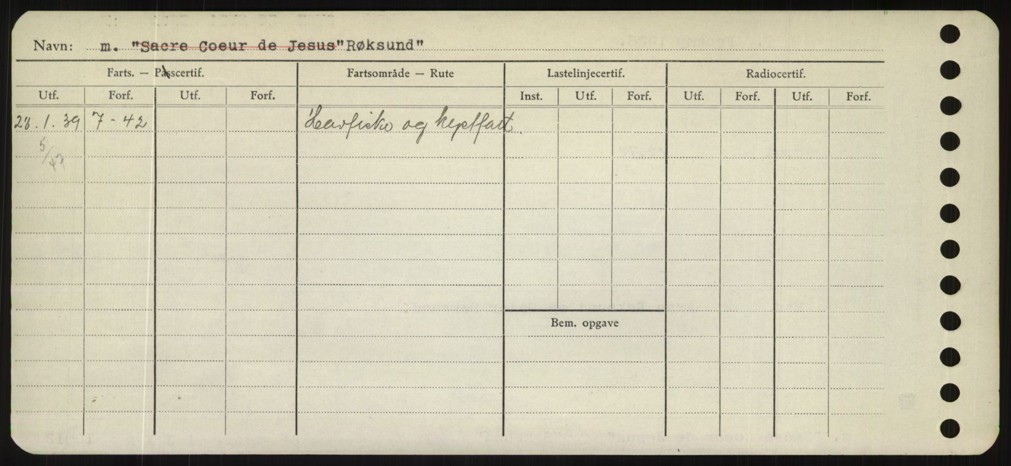 Sjøfartsdirektoratet med forløpere, Skipsmålingen, RA/S-1627/H/Hd/L0031: Fartøy, Rju-Sam, p. 456