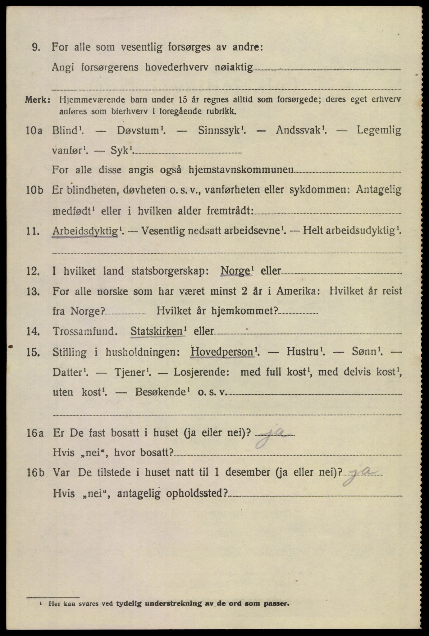 SAKO, 1920 census for Ytre Sandsvær, 1920, p. 3025