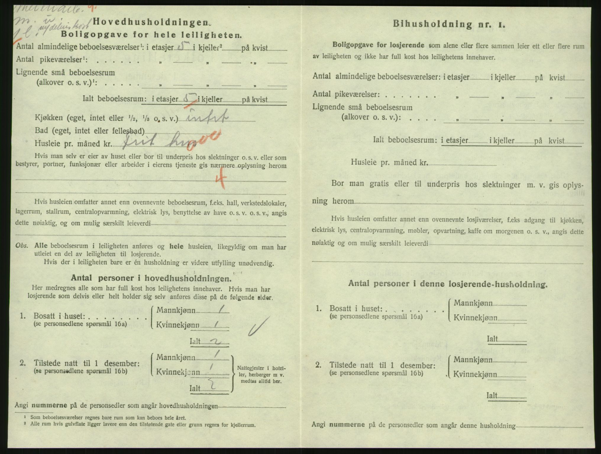 SAT, 1920 census for Molde, 1920, p. 1306