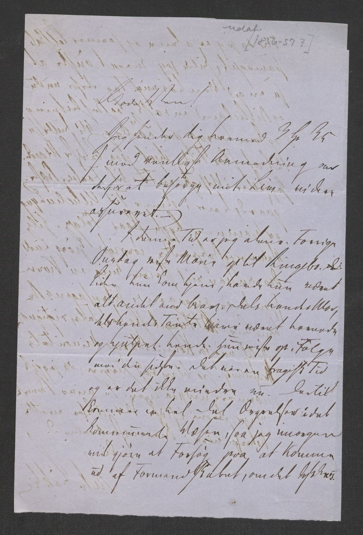 Botten-Hansen, Paul, AV/RA-PA-0017/F/L0001: Brev til Botten-Hansen, avsendere ordnet etter alfabetisk rekkefølge fra A-Ø, 1846-1866, p. 179