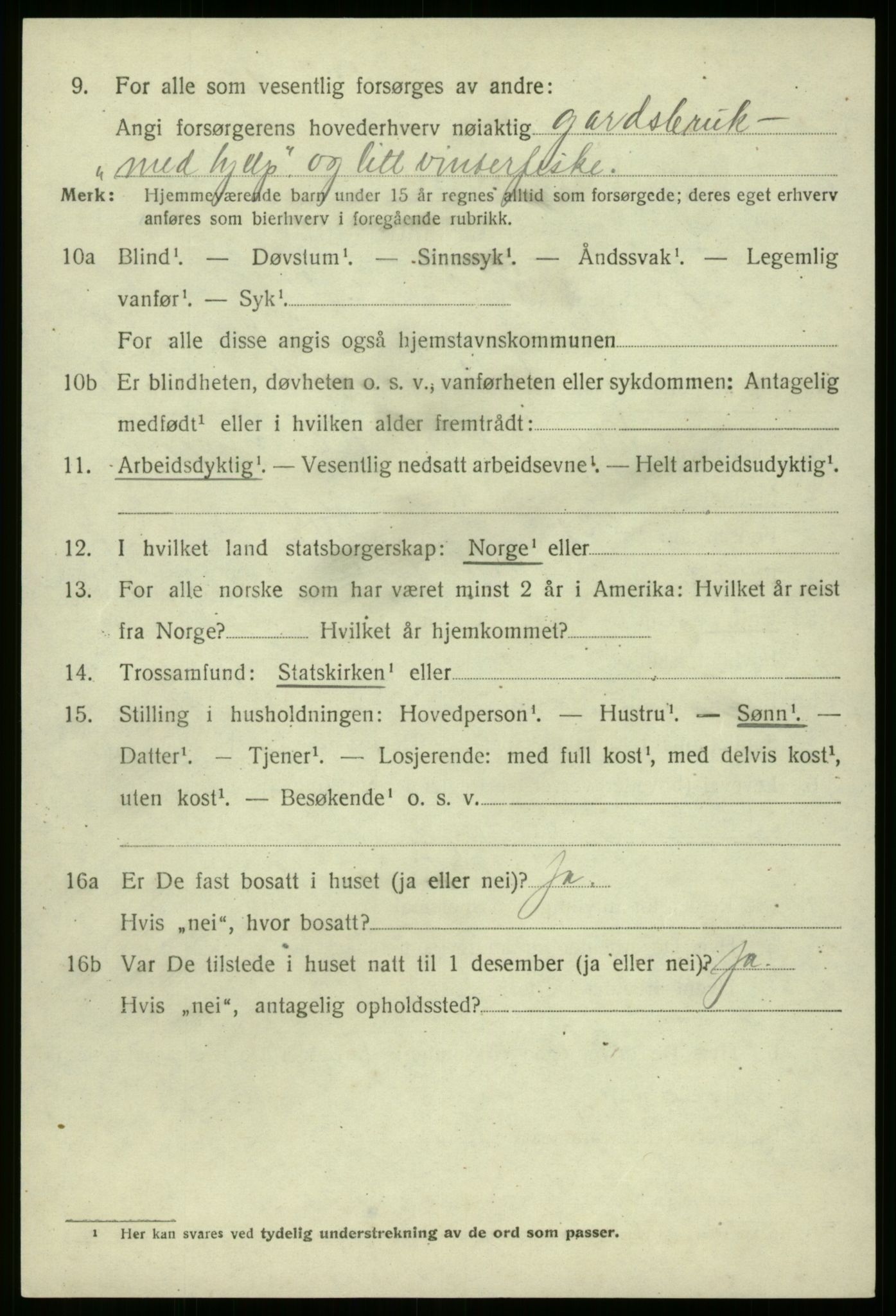 SAB, 1920 census for Eid, 1920, p. 2017