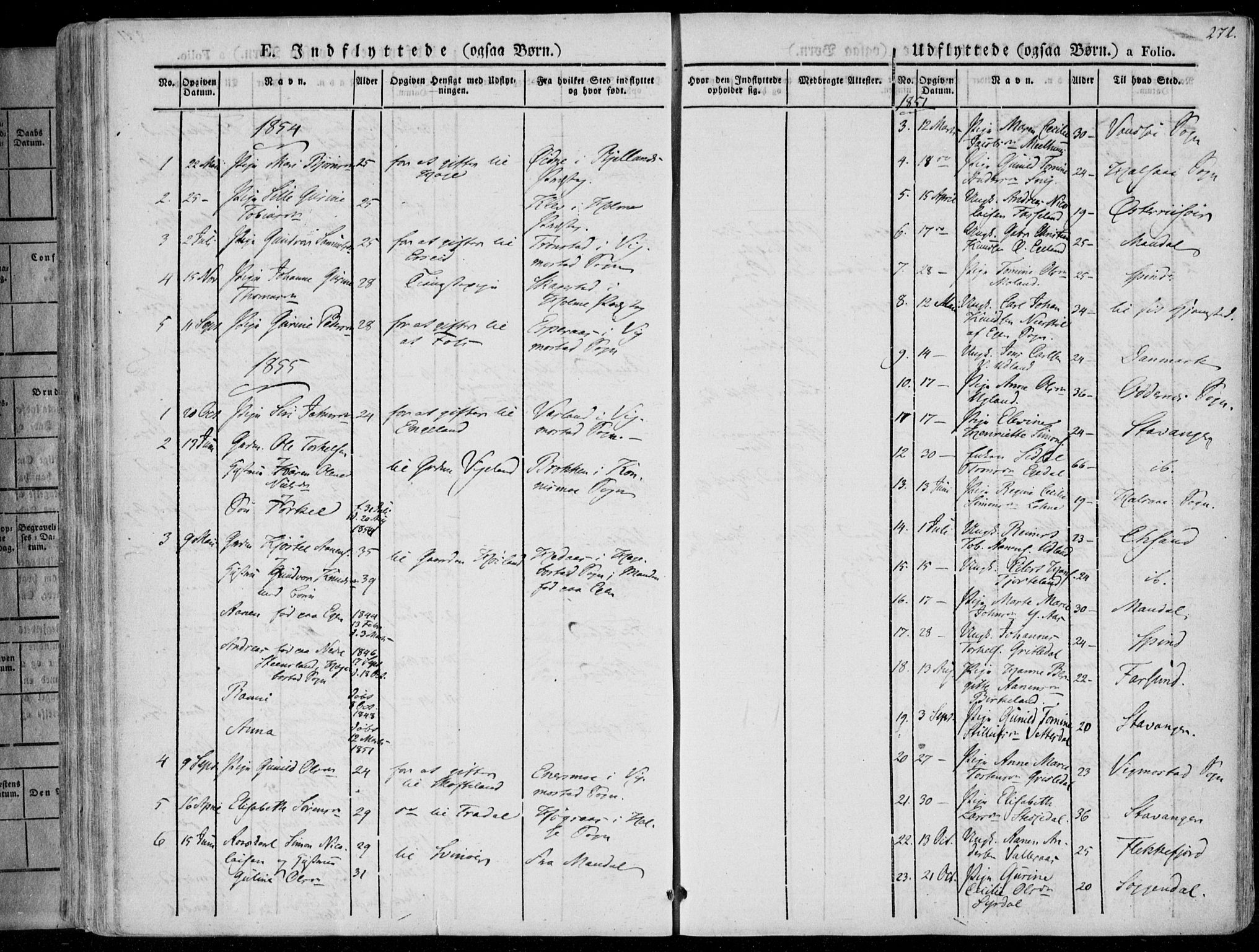 Sør-Audnedal sokneprestkontor, SAK/1111-0039/F/Fa/Fab/L0006: Parish register (official) no. A 6, 1829-1855, p. 272