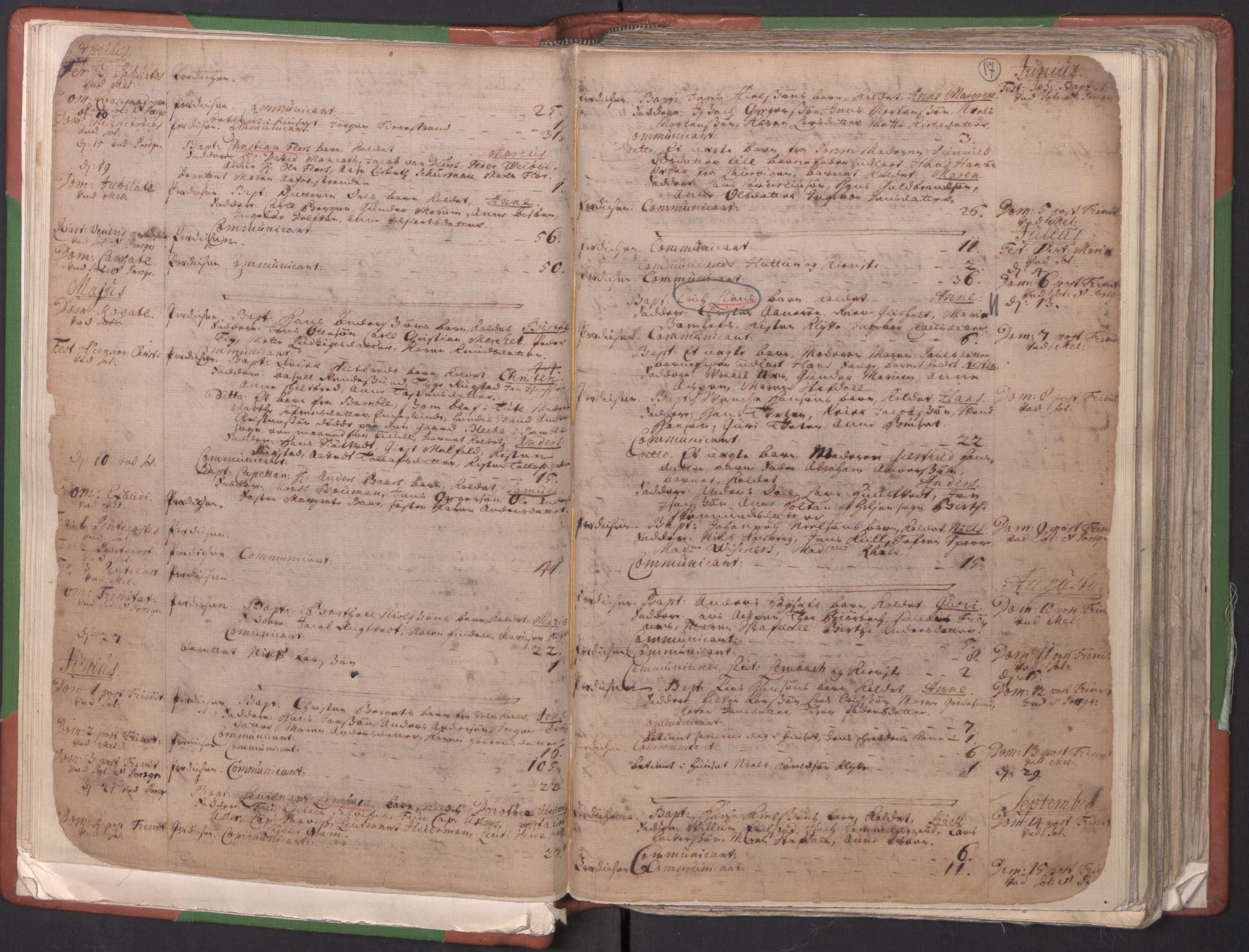 Solum kirkebøker, SAKO/A-306/F/Fa/L0002: Parish register (official) no. I 2, 1713-1761, p. 17
