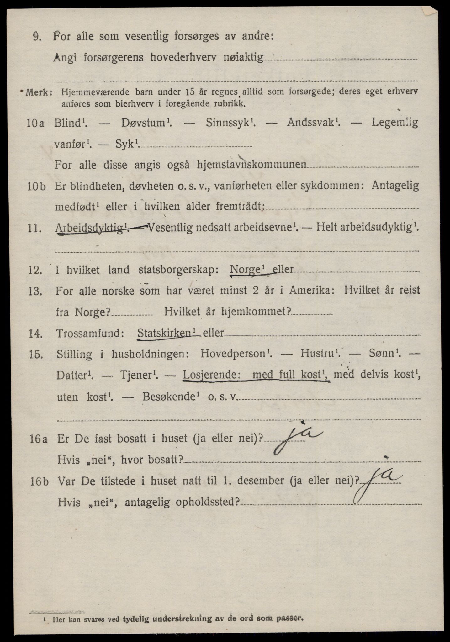 SAT, 1920 census for Hen, 1920, p. 2321