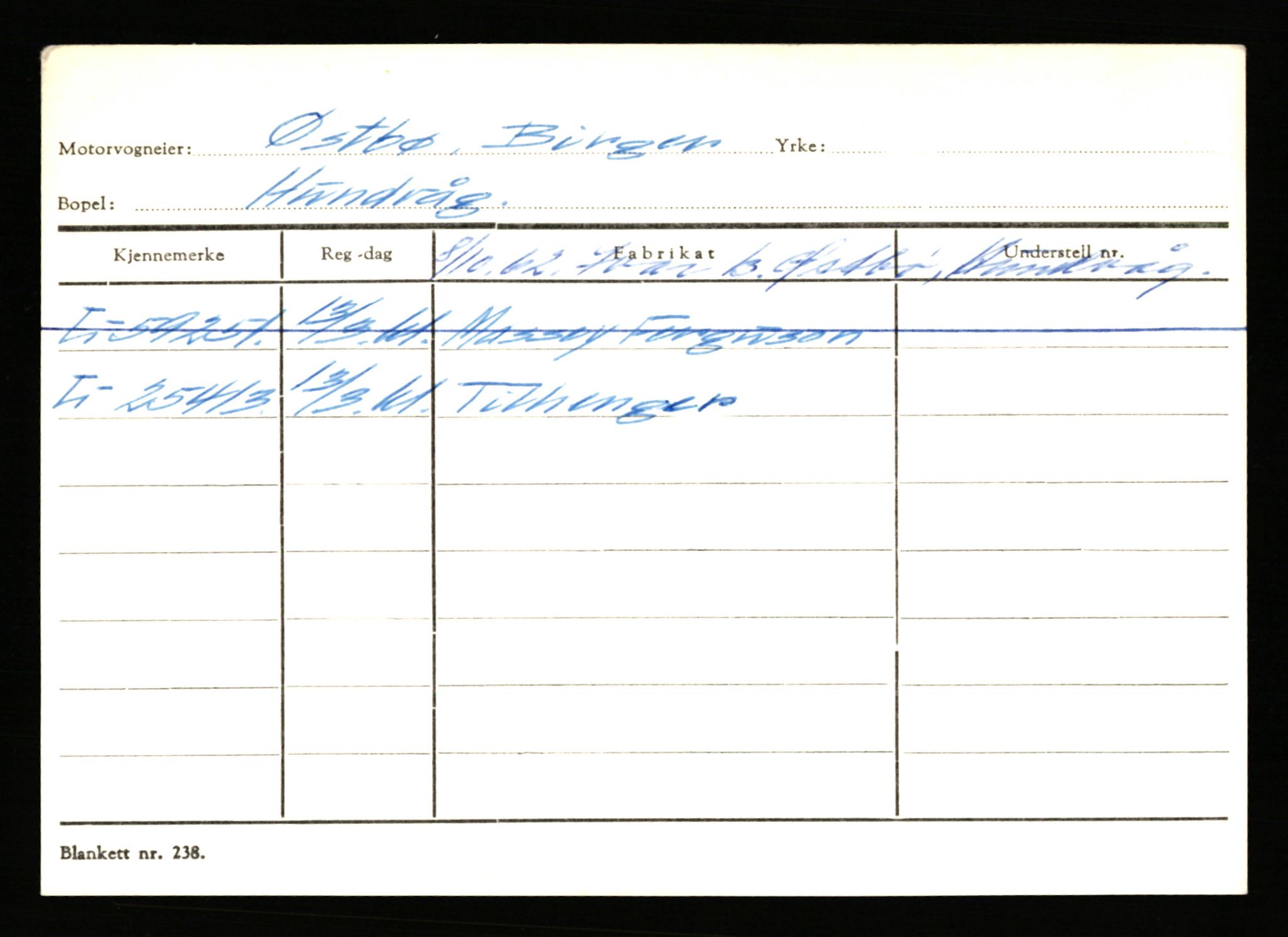 Stavanger trafikkstasjon, AV/SAST-A-101942/0/H/L0044: Øksna - Åmo, 1930-1971, p. 459