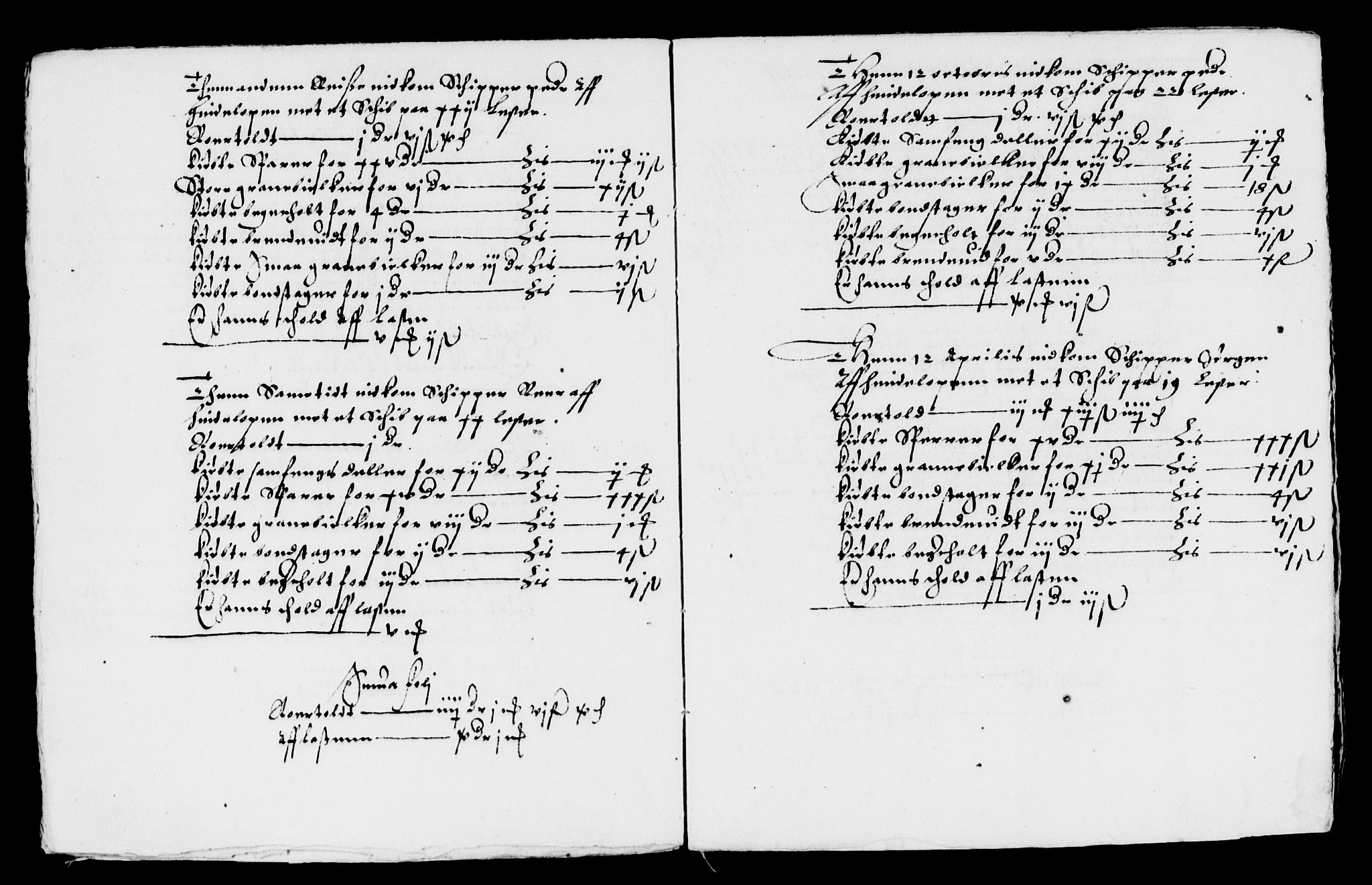 Rentekammeret inntil 1814, Reviderte regnskaper, Lensregnskaper, AV/RA-EA-5023/R/Rb/Rbo/L0001: Tønsberg len, 1584-1612