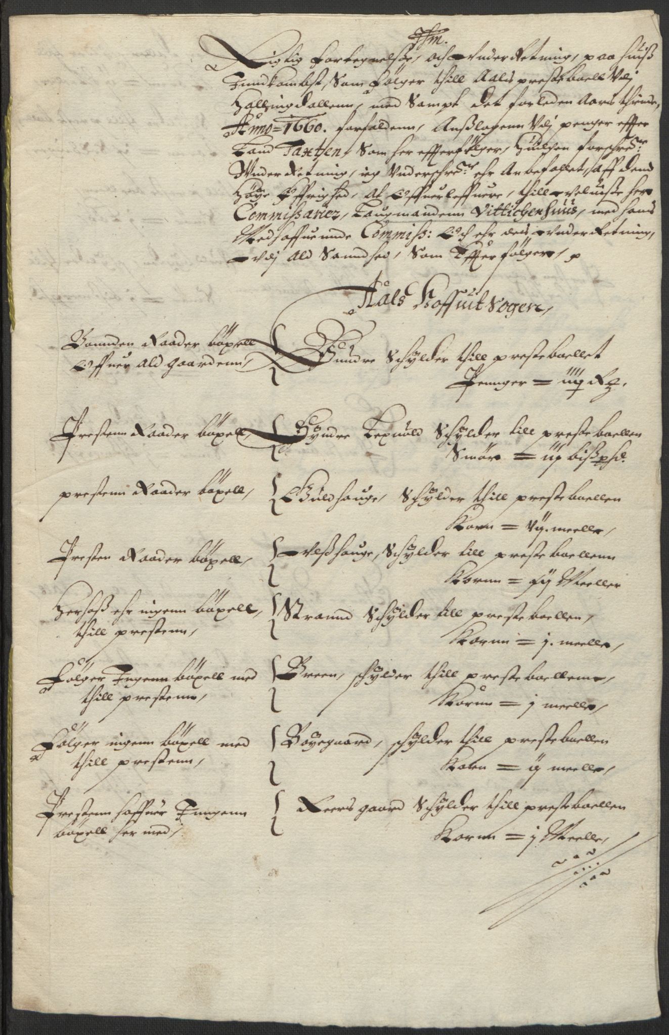 Rentekammeret inntil 1814, Realistisk ordnet avdeling, AV/RA-EA-4070/L/L0007/0001: Kristiania lagdømme: / Jordebøker over prestebolene, 1661