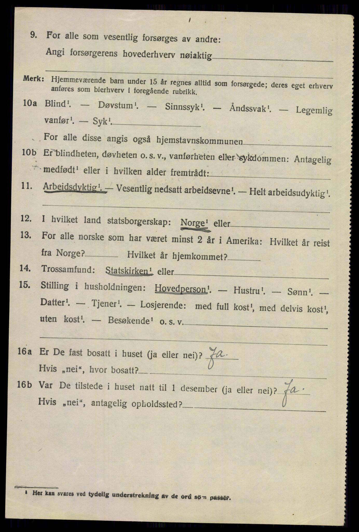 SAO, 1920 census for Skedsmo, 1920, p. 7186