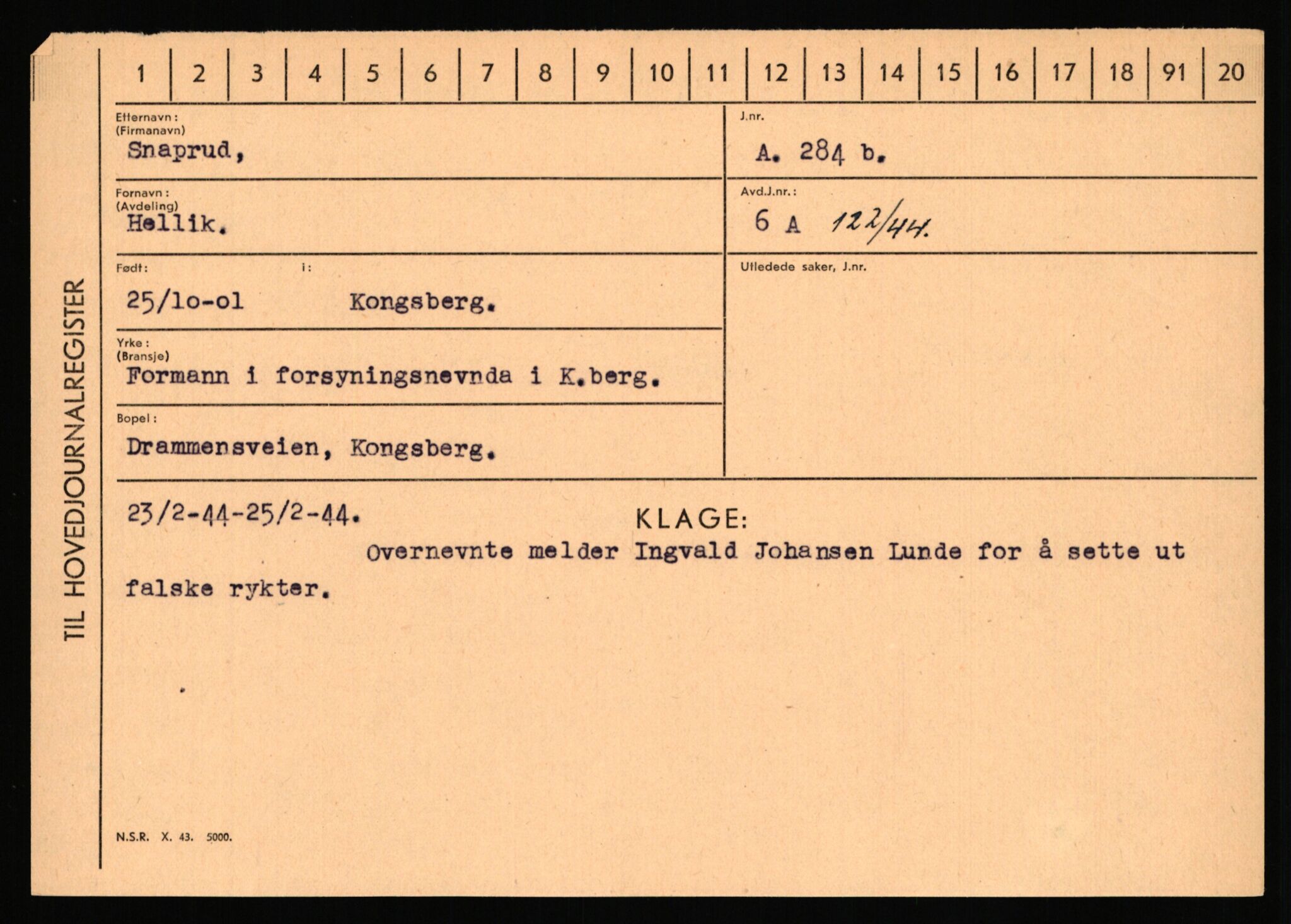 Statspolitiet - Hovedkontoret / Osloavdelingen, AV/RA-S-1329/C/Ca/L0014: Seterlien - Svartås, 1943-1945, p. 2010