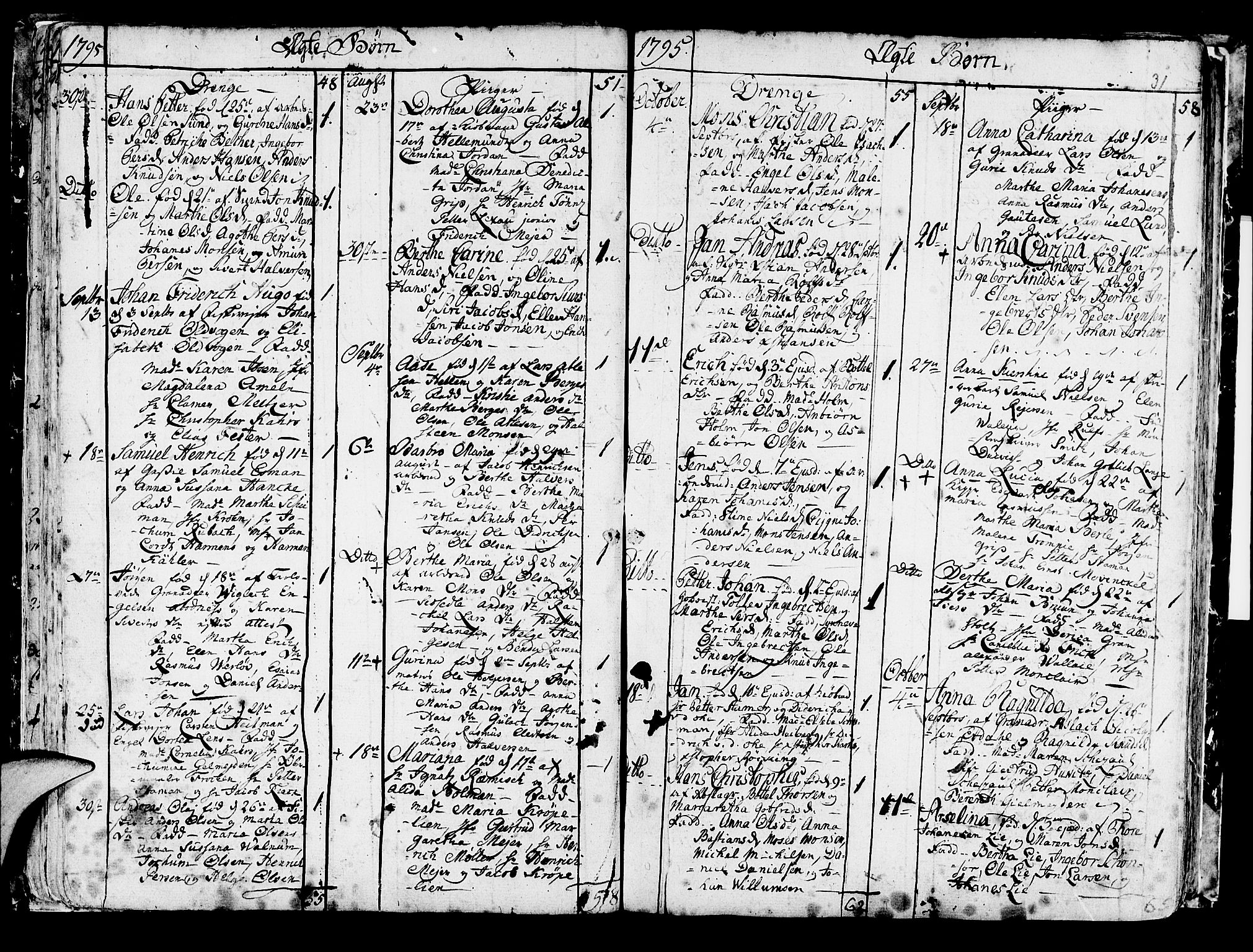 Korskirken sokneprestembete, SAB/A-76101/H/Haa/L0006: Parish register (official) no. A 6, 1790-1820, p. 31