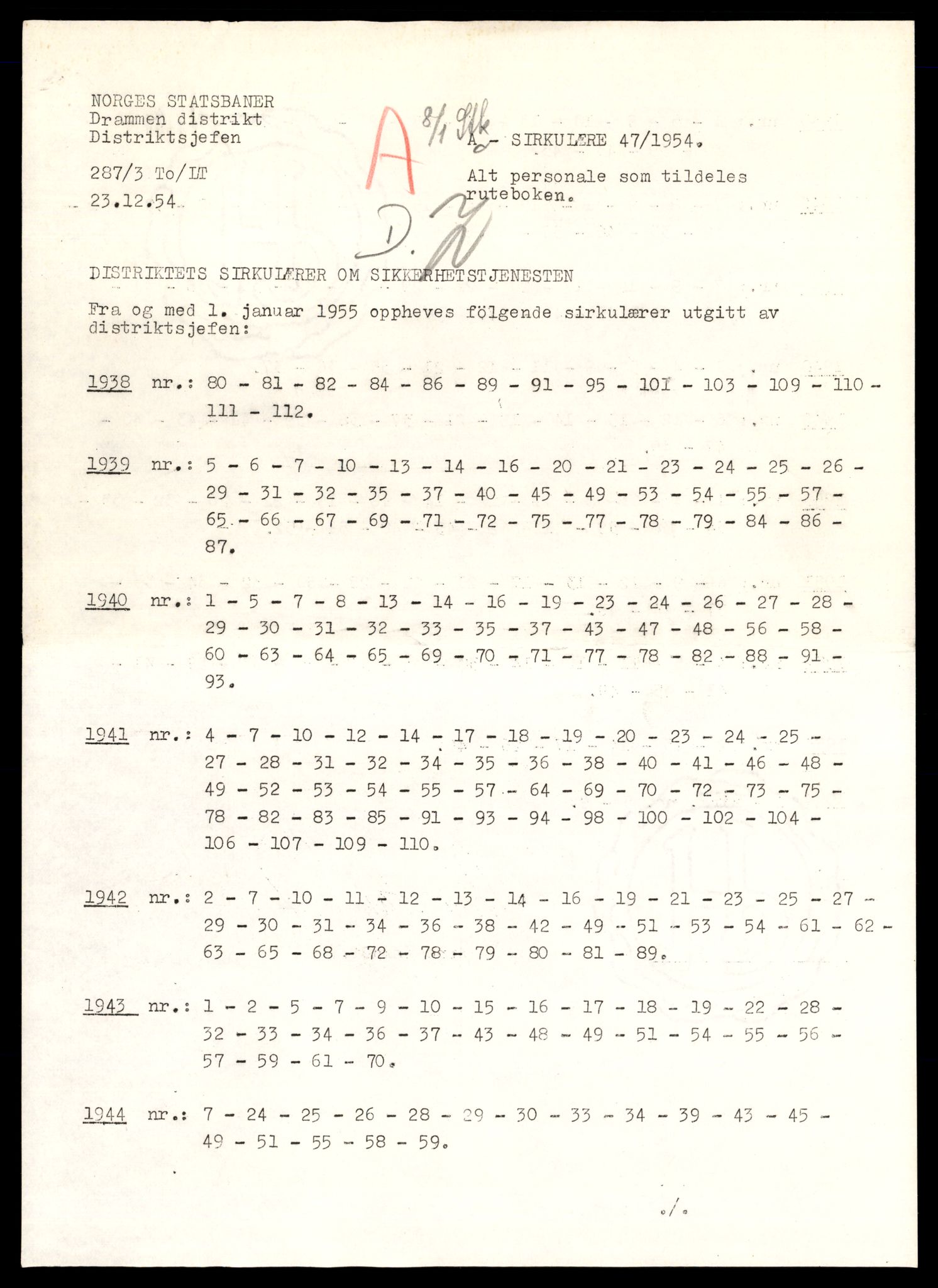 Norges statsbaner (NSB) - Narvik distrikt, AV/SAT-A-6460/0002/X/Xd/L0002: --, 1940-1954, p. 2031