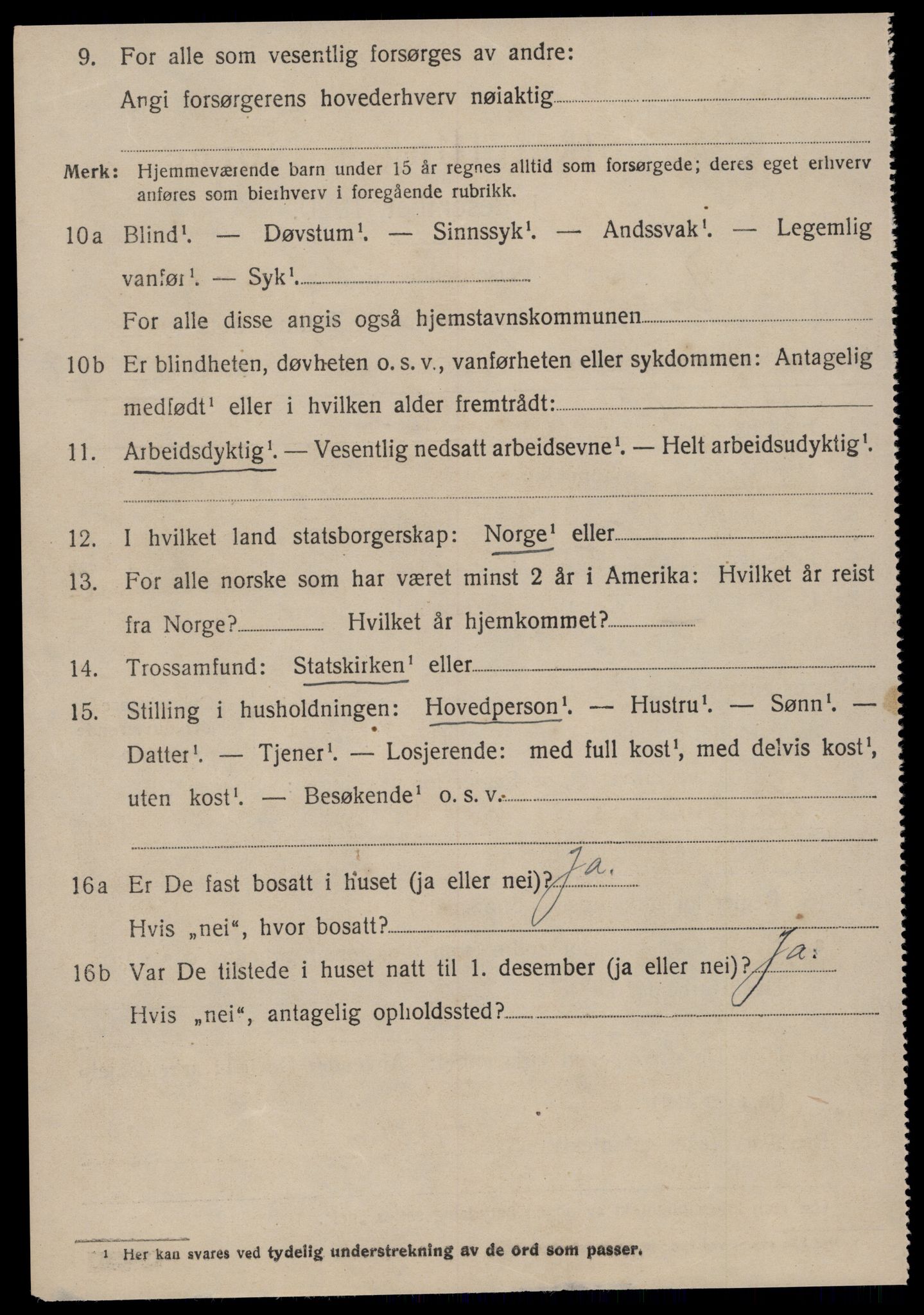 SAT, 1920 census for Edøy, 1920, p. 921