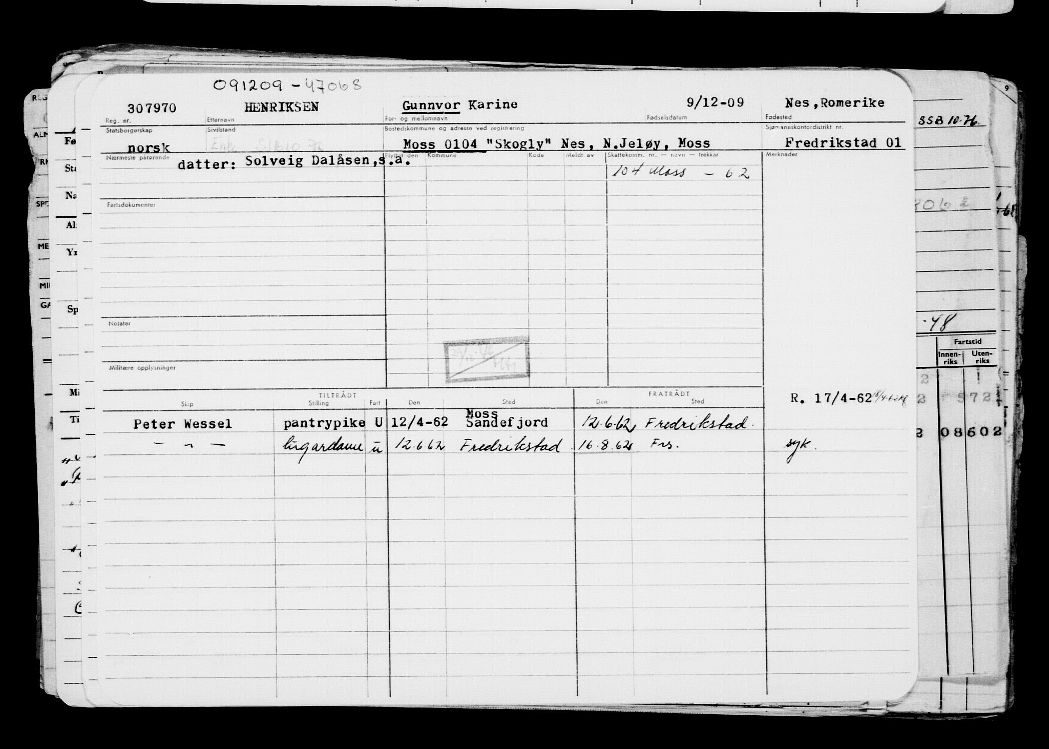 Direktoratet for sjømenn, AV/RA-S-3545/G/Gb/L0087: Hovedkort, 1909-1910, p. 140